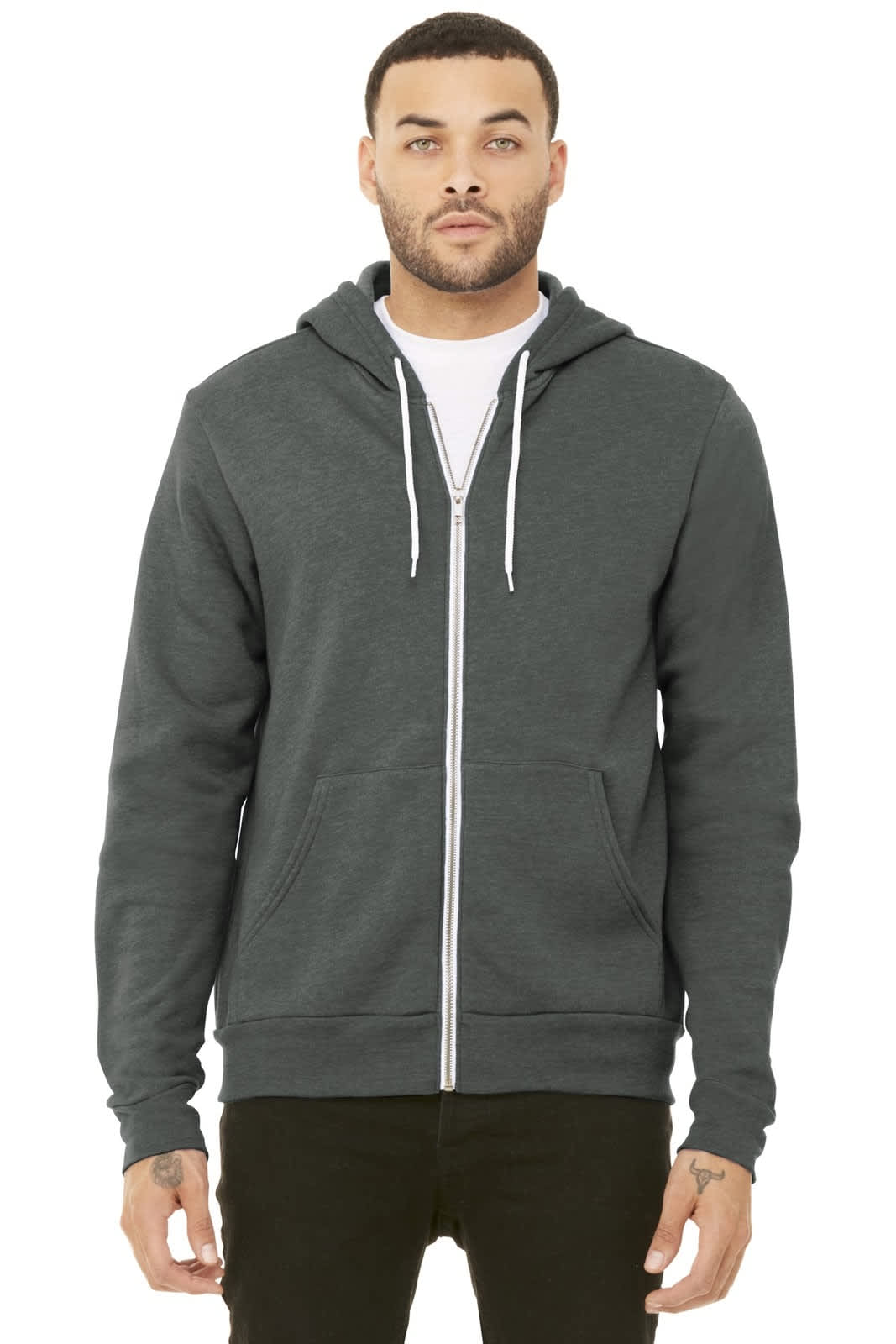 BELLA+CANVAS  Unisex Sponge Fleece Full-Zip Hoodie