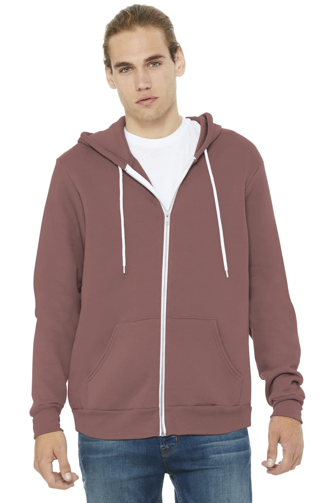 BELLA+CANVAS  Unisex Sponge Fleece Full-Zip Hoodie