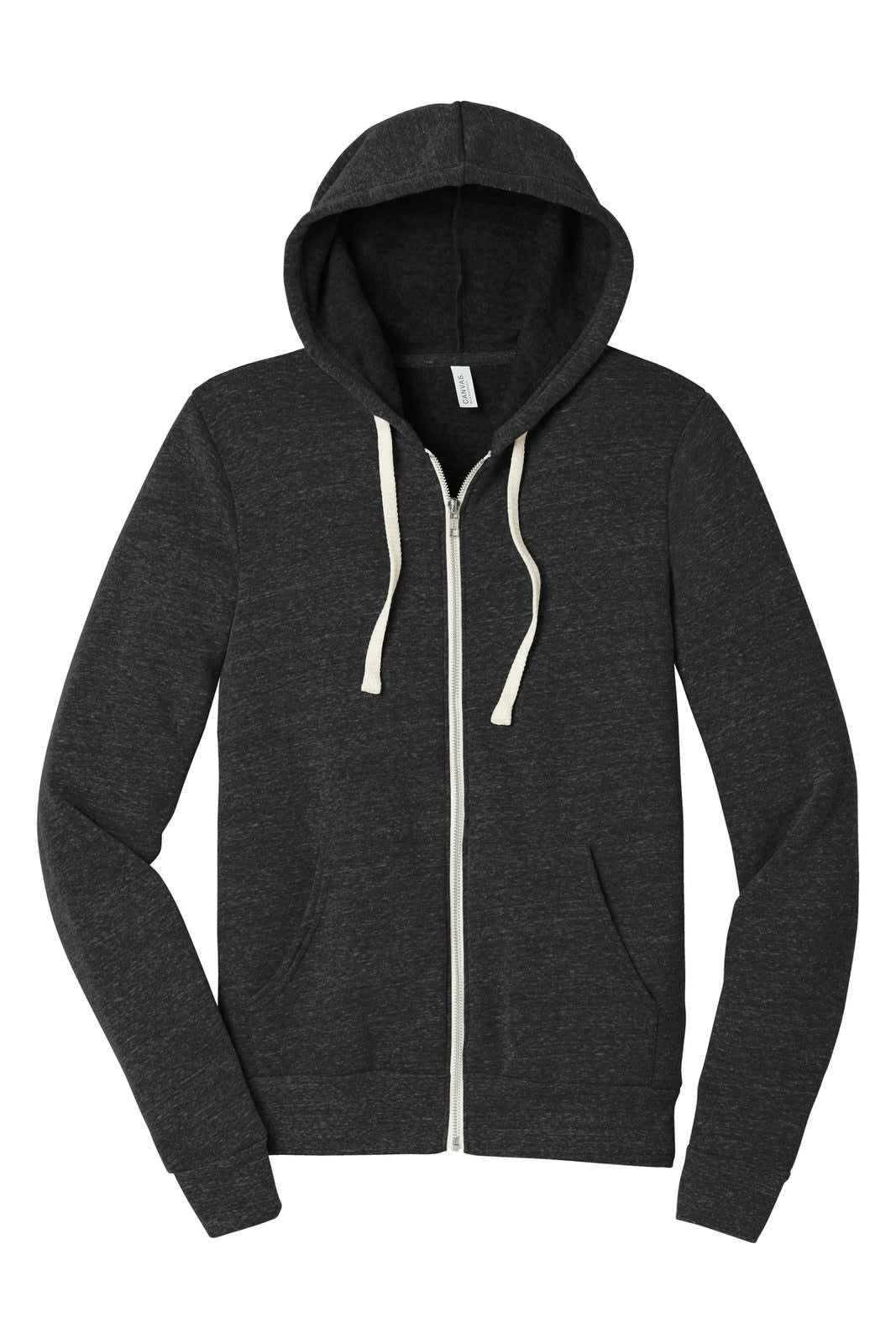 BELLA+CANVAS  Unisex Triblend Sponge Fleece Full-Zip Hoodie