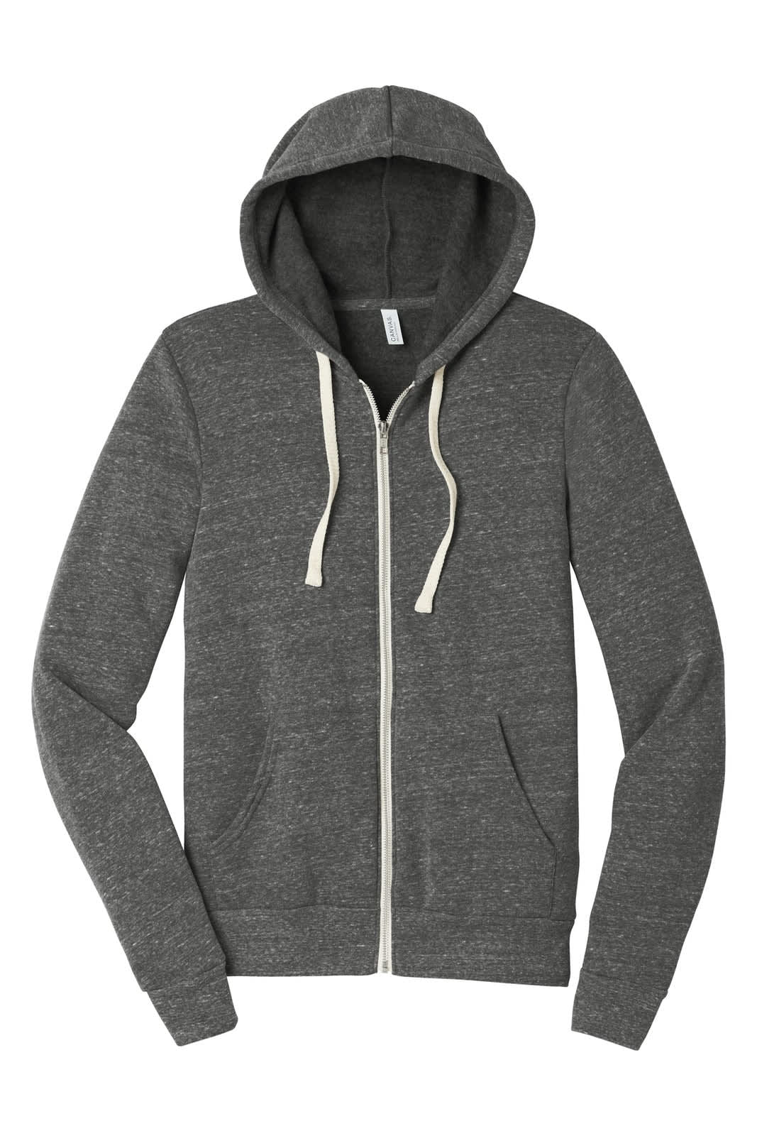 BELLA+CANVAS  Unisex Triblend Sponge Fleece Full-Zip Hoodie