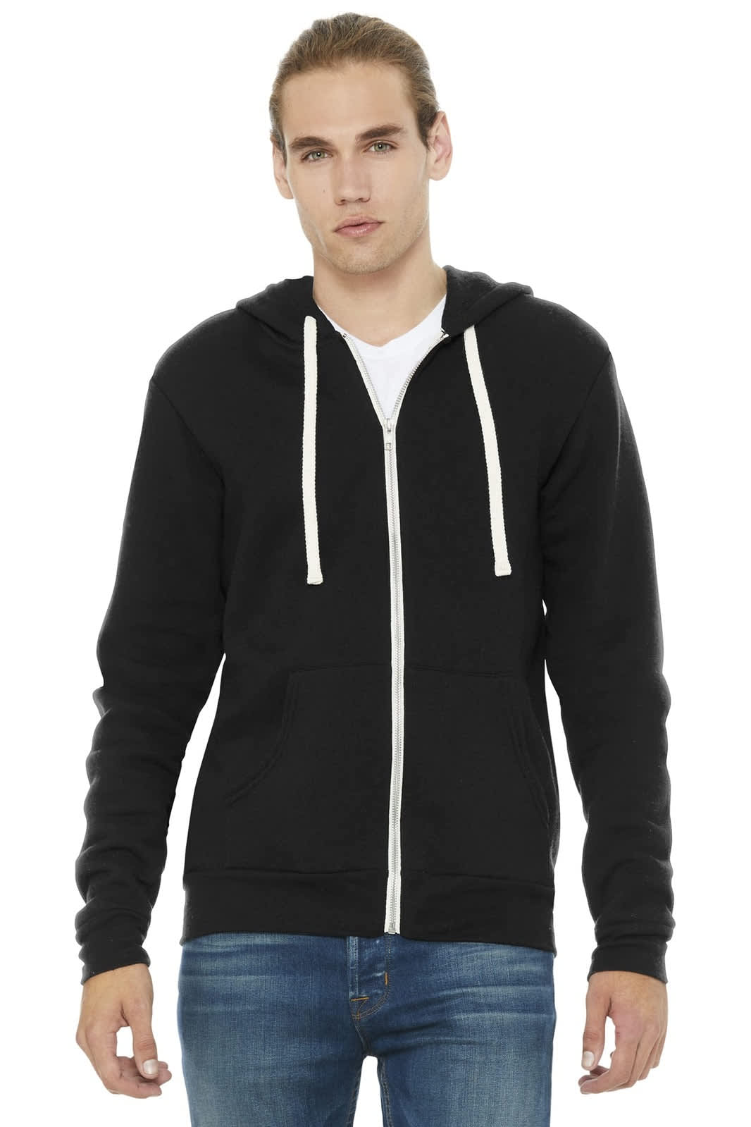 BELLA+CANVAS  Unisex Triblend Sponge Fleece Full-Zip Hoodie