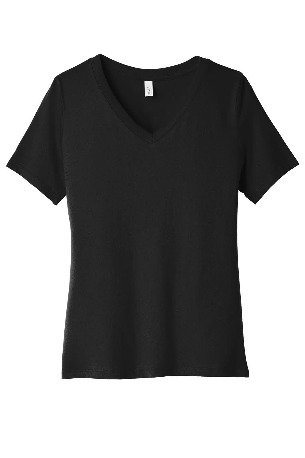 BELLA+CANVAS Women's Relaxed Jersey Short Sleeve V-Neck Tee