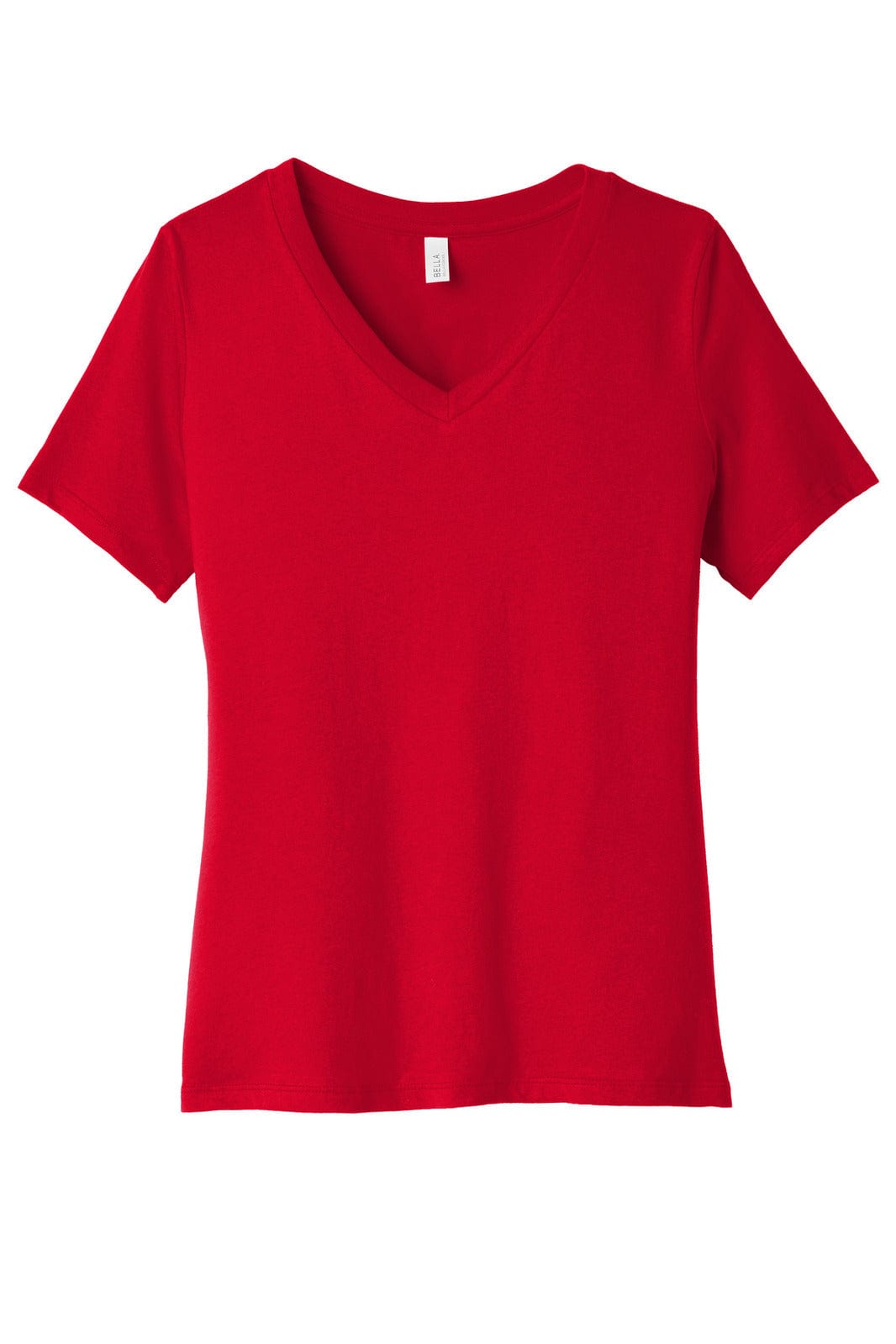BELLA+CANVAS Women's Relaxed Jersey Short Sleeve V-Neck Tee