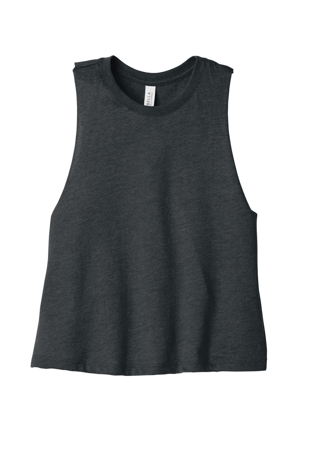 BELLA+CANVAS  Women's Racerback Cropped Tank