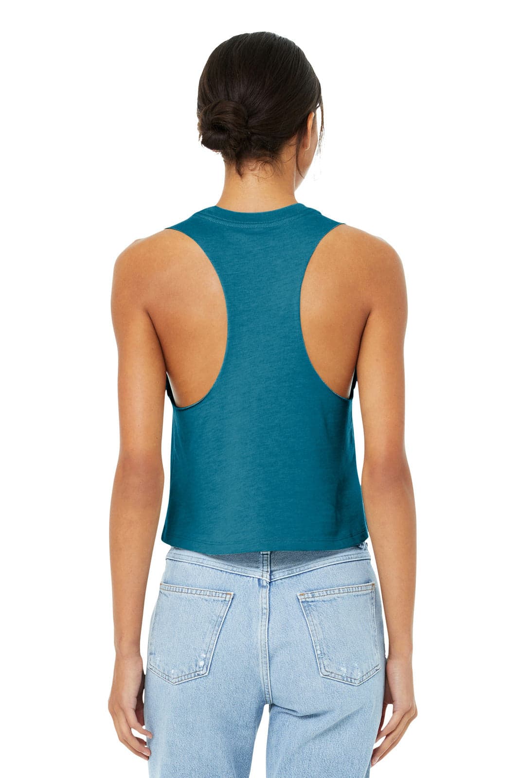 BELLA+CANVAS  Women's Racerback Cropped Tank