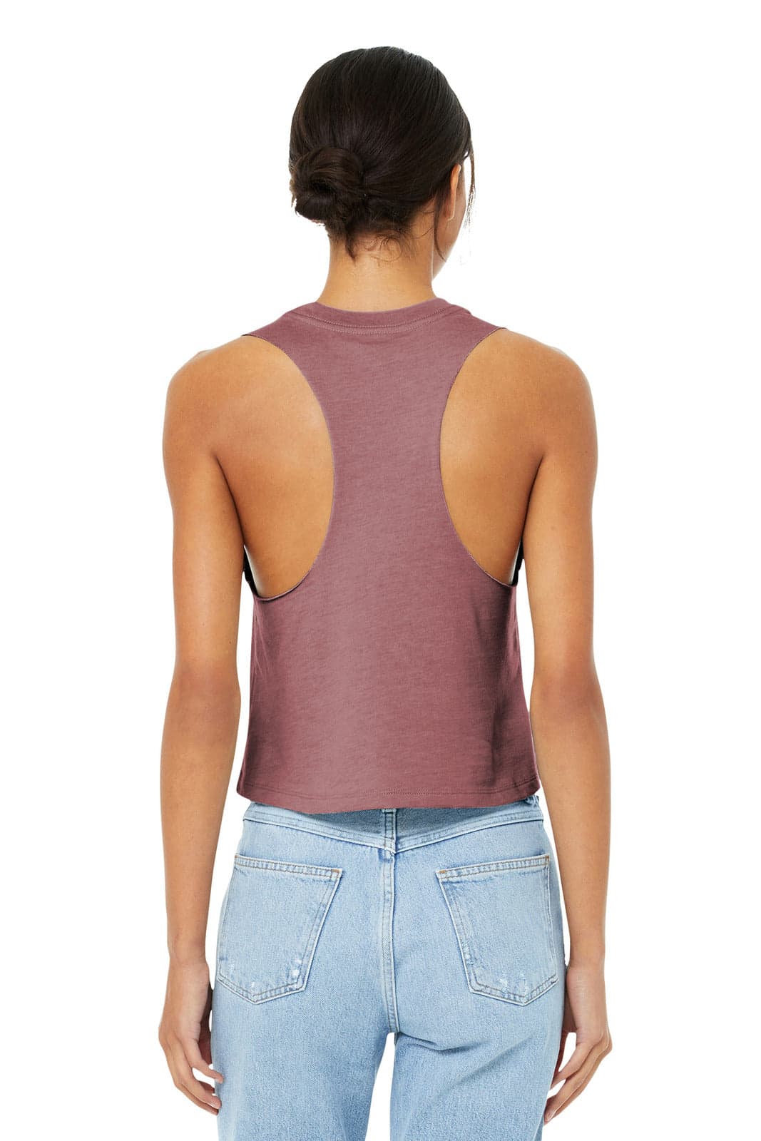 BELLA+CANVAS  Women's Racerback Cropped Tank