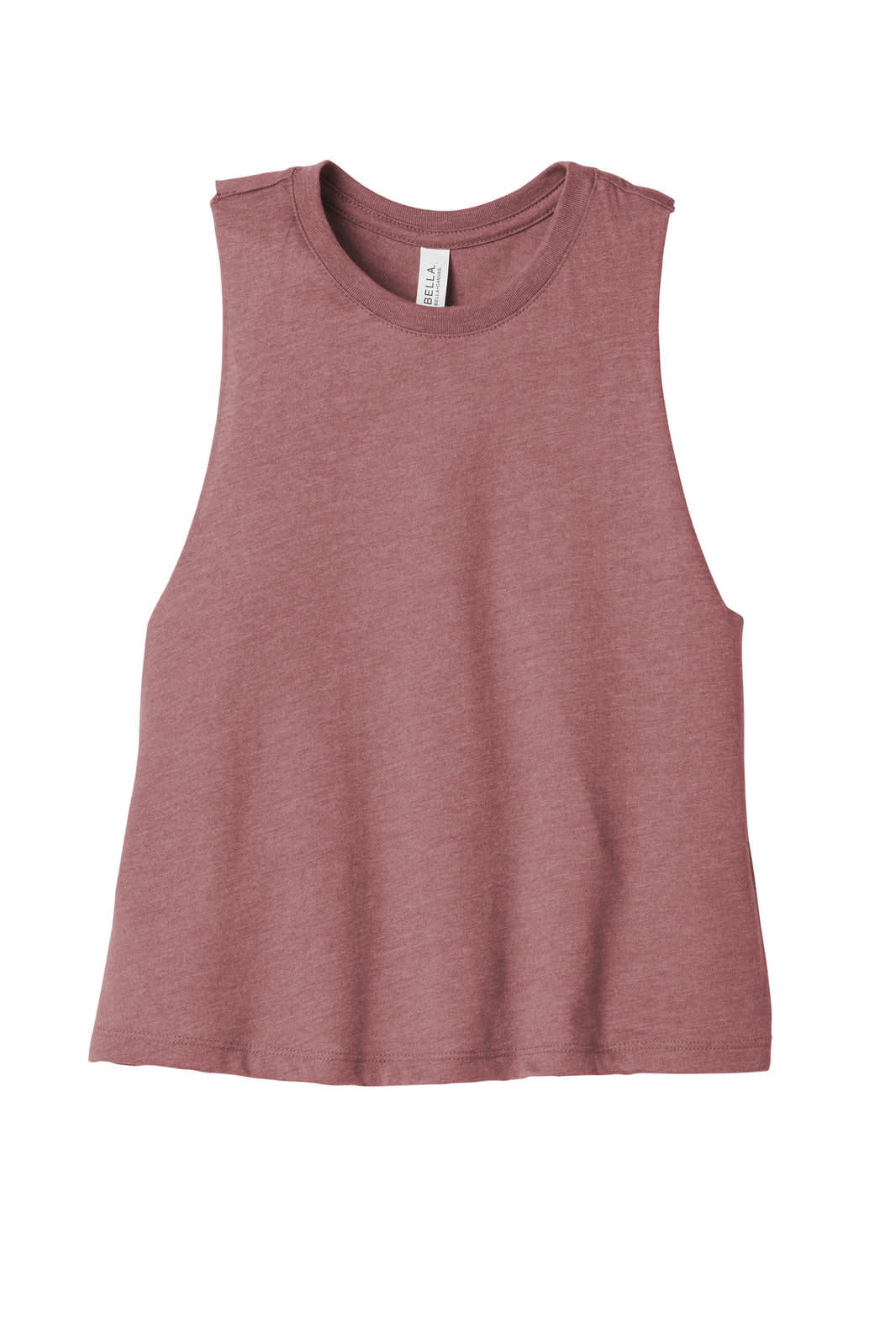 BELLA+CANVAS  Women's Racerback Cropped Tank