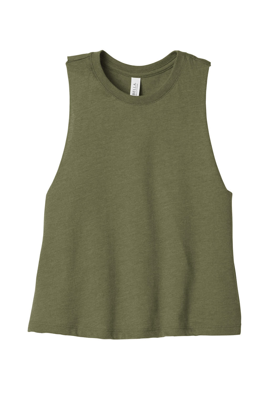 BELLA+CANVAS  Women's Racerback Cropped Tank