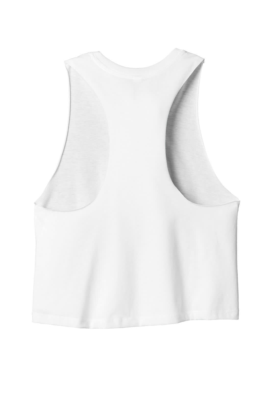 BELLA+CANVAS  Women's Racerback Cropped Tank