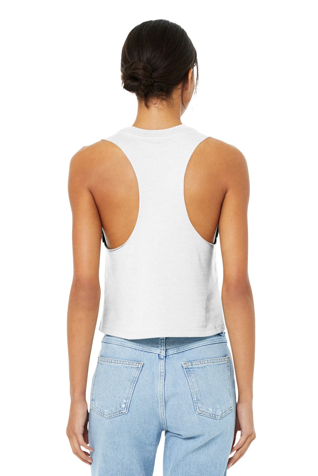 BELLA+CANVAS  Women's Racerback Cropped Tank