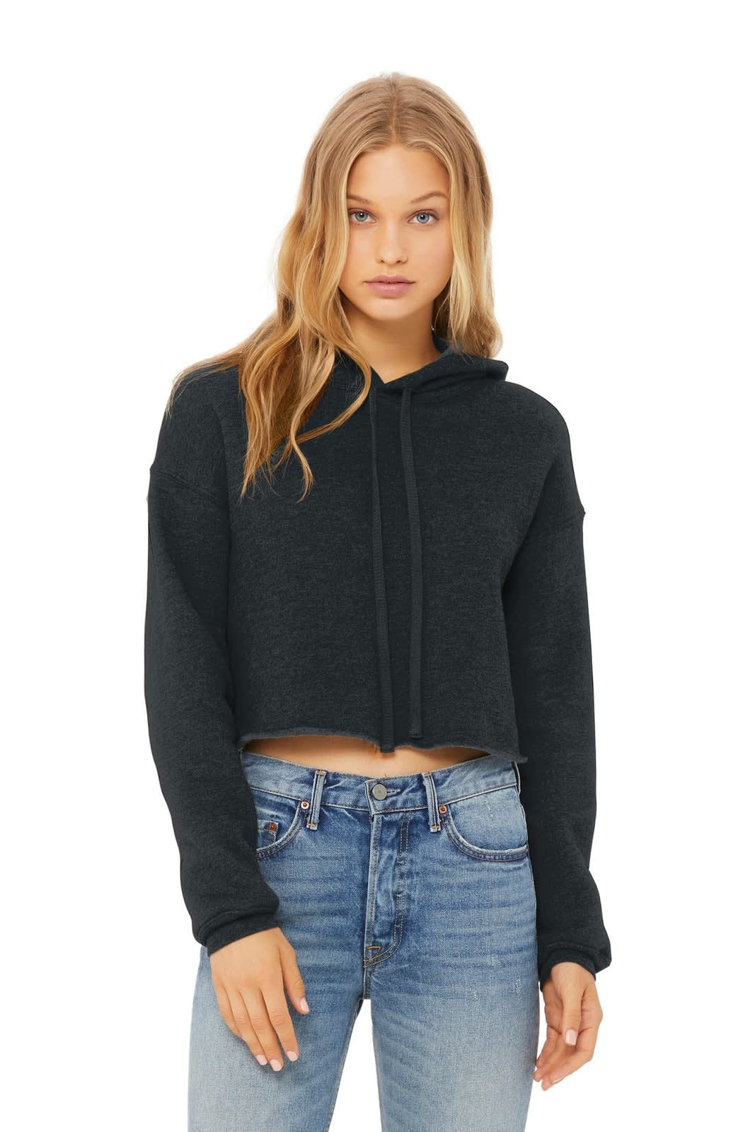 BELLA+CANVAS  Women's Sponge Fleece Cropped Fleece Hoodie