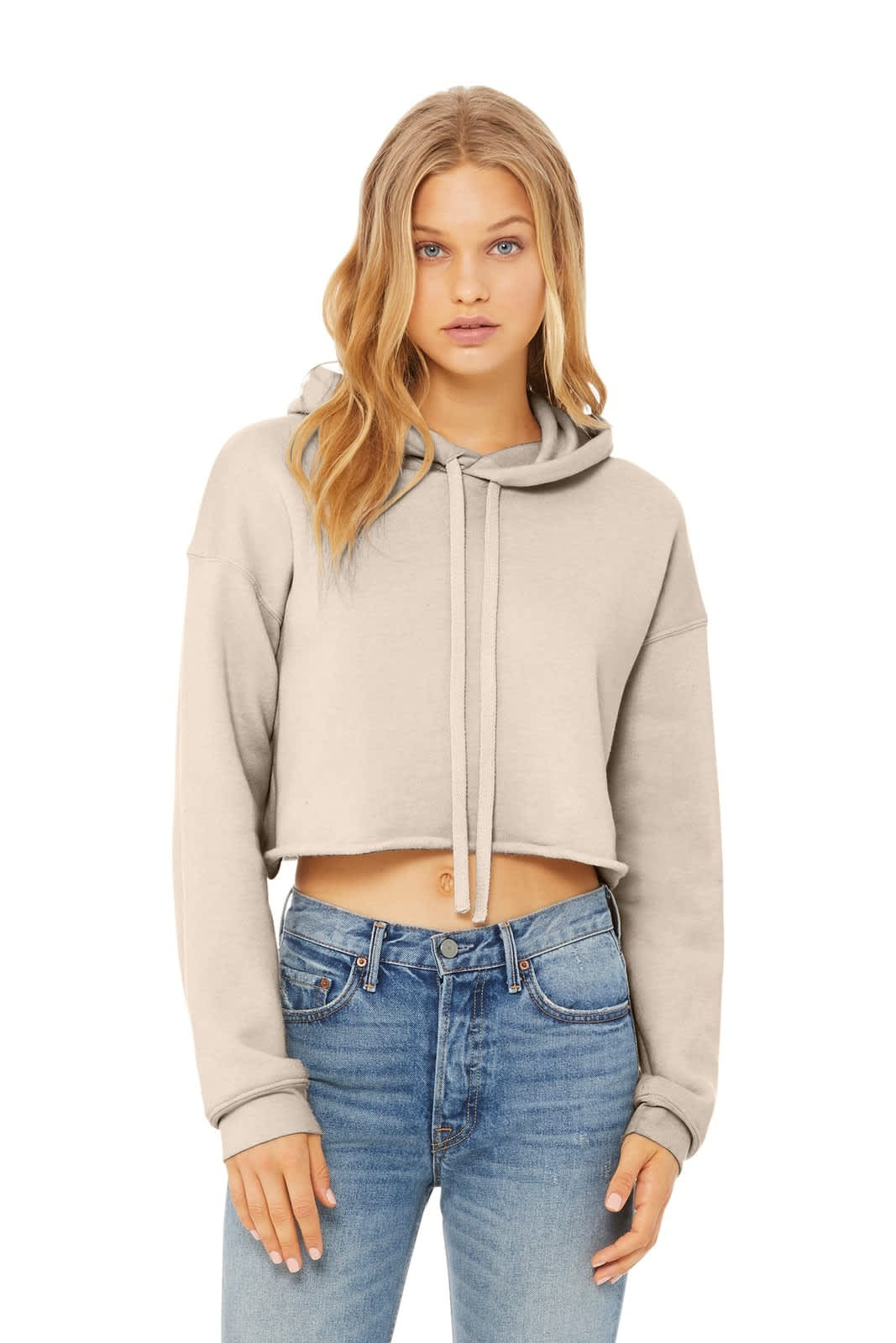 BELLA+CANVAS  Women's Sponge Fleece Cropped Fleece Hoodie