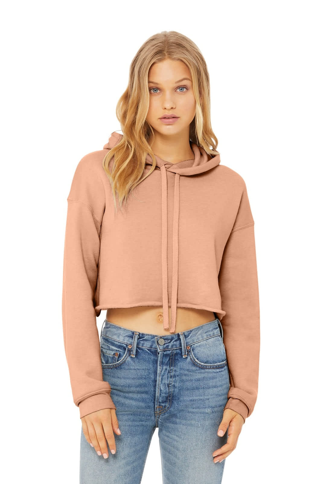 BELLA+CANVAS  Women's Sponge Fleece Cropped Fleece Hoodie