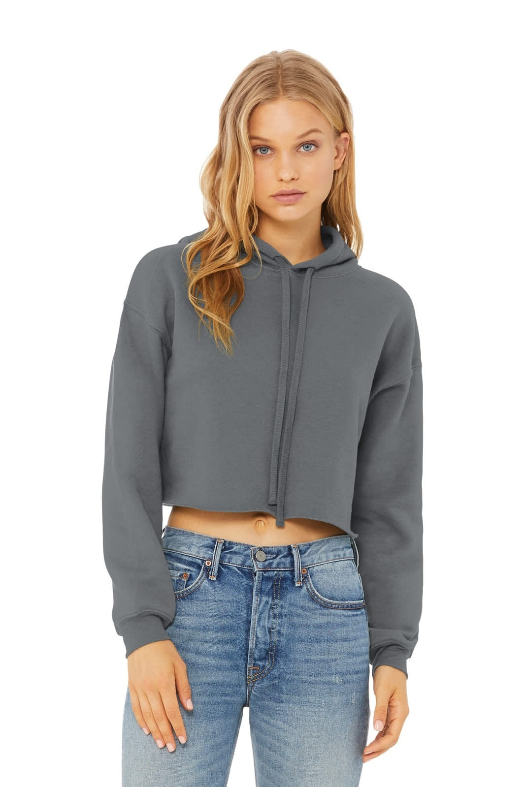 BELLA+CANVAS  Women's Sponge Fleece Cropped Fleece Hoodie