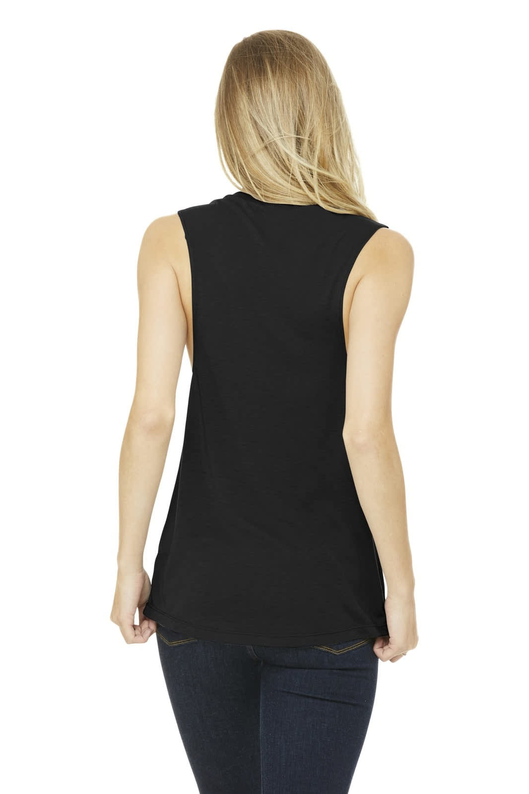 BELLA+CANVAS  Women's Flowy Scoop Muscle Tank