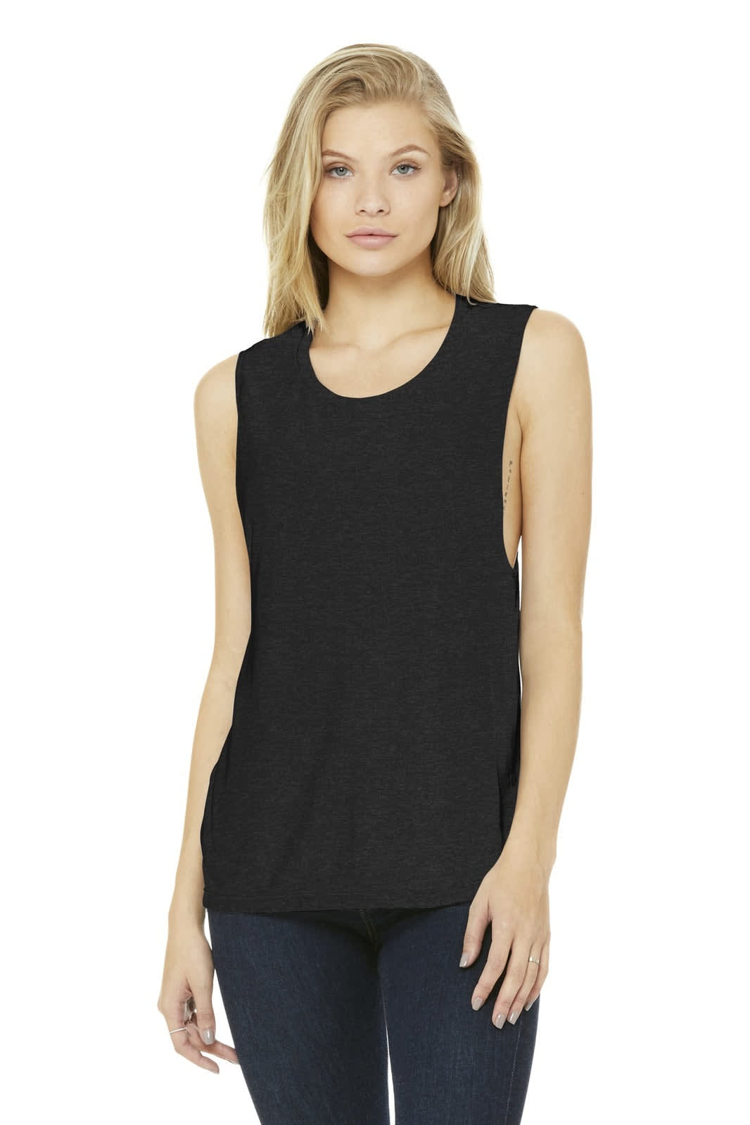 BELLA+CANVAS  Women's Flowy Scoop Muscle Tank