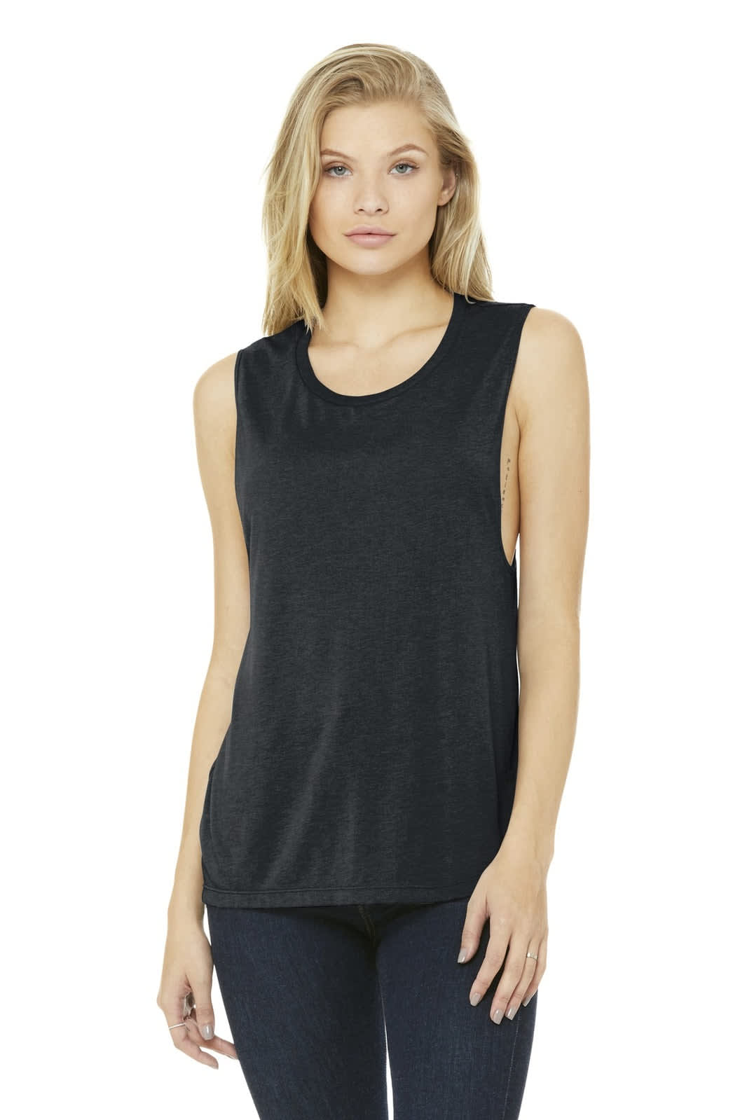 BELLA+CANVAS  Women's Flowy Scoop Muscle Tank