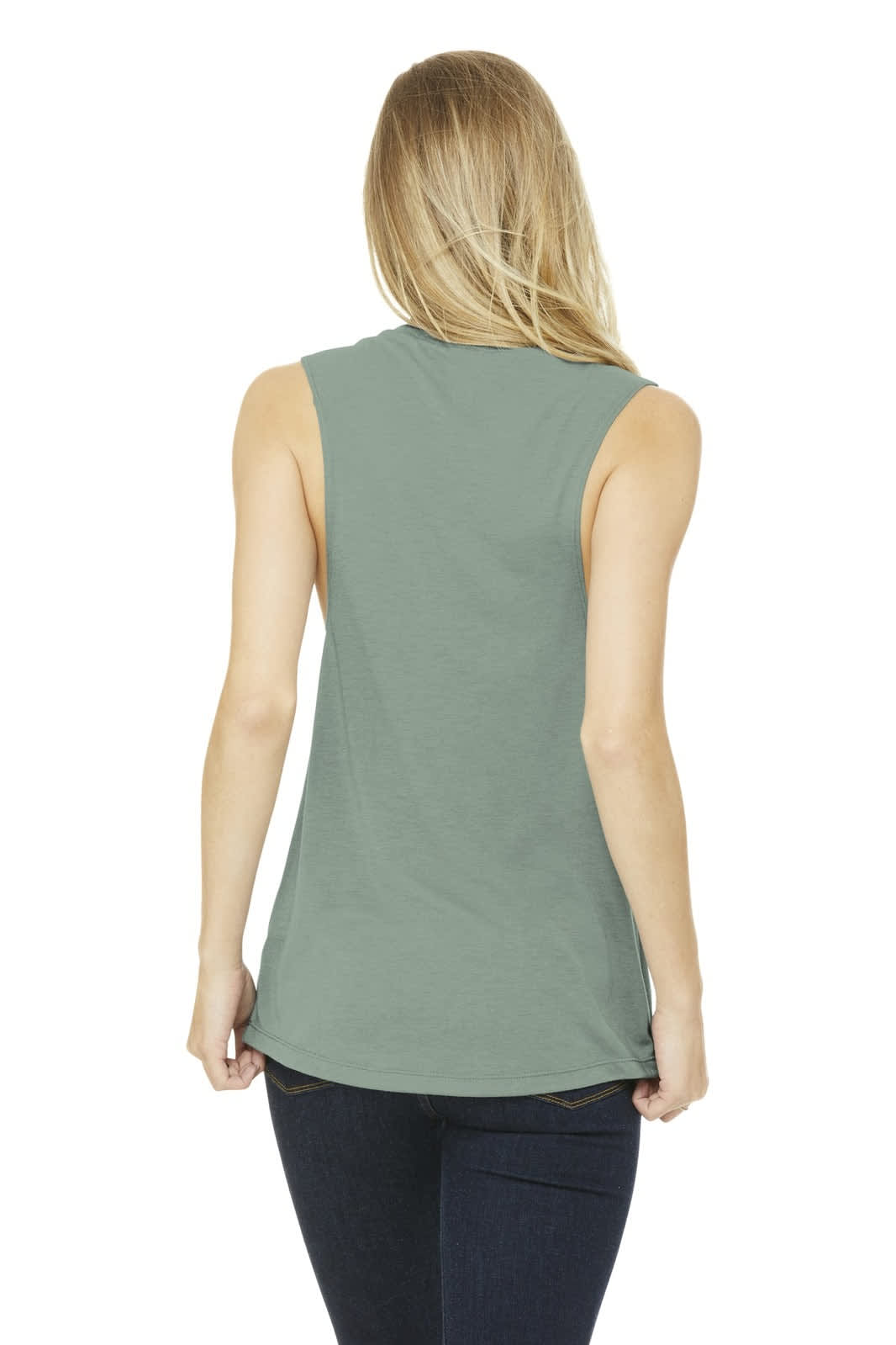 BELLA+CANVAS  Women's Flowy Scoop Muscle Tank