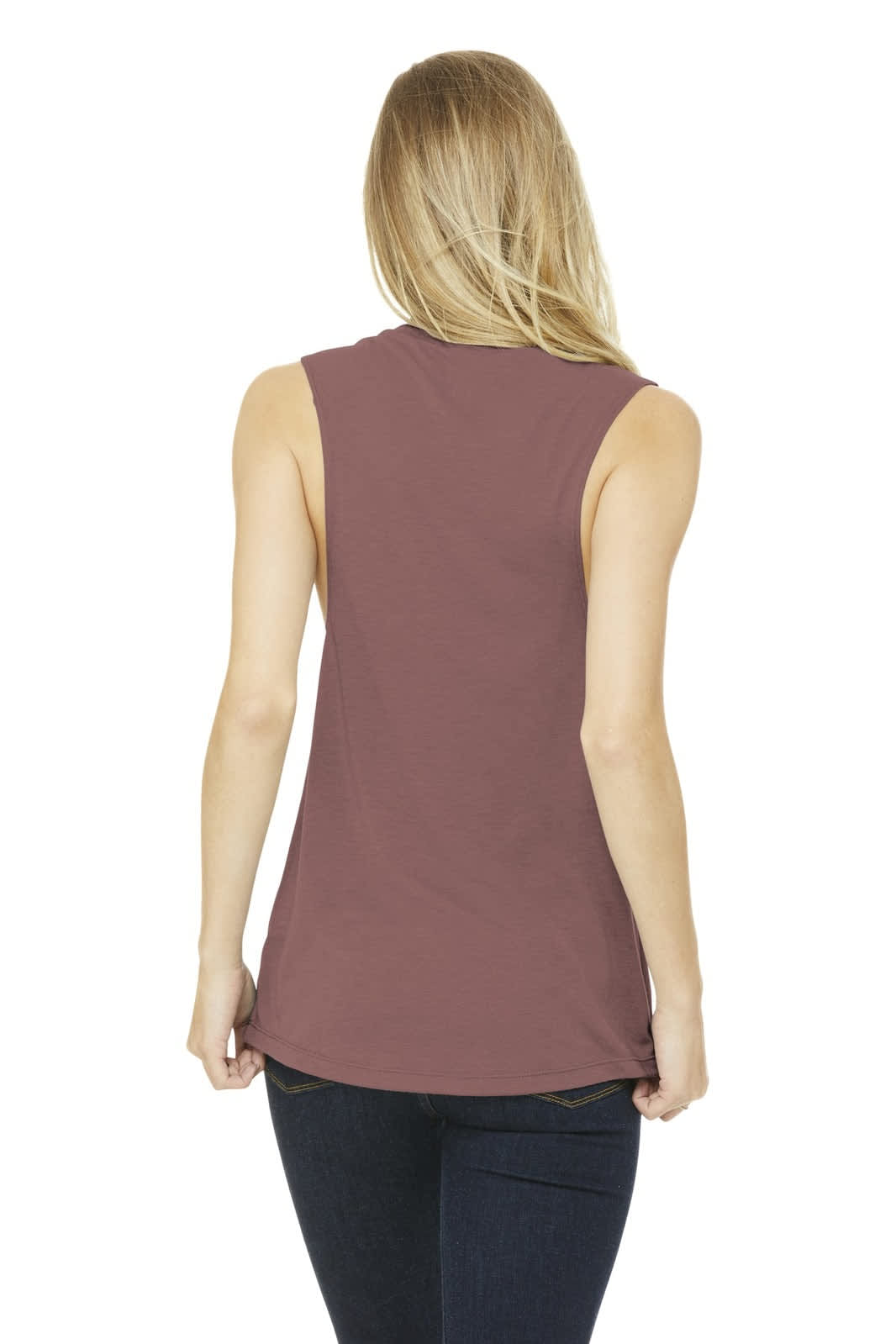BELLA+CANVAS  Women's Flowy Scoop Muscle Tank