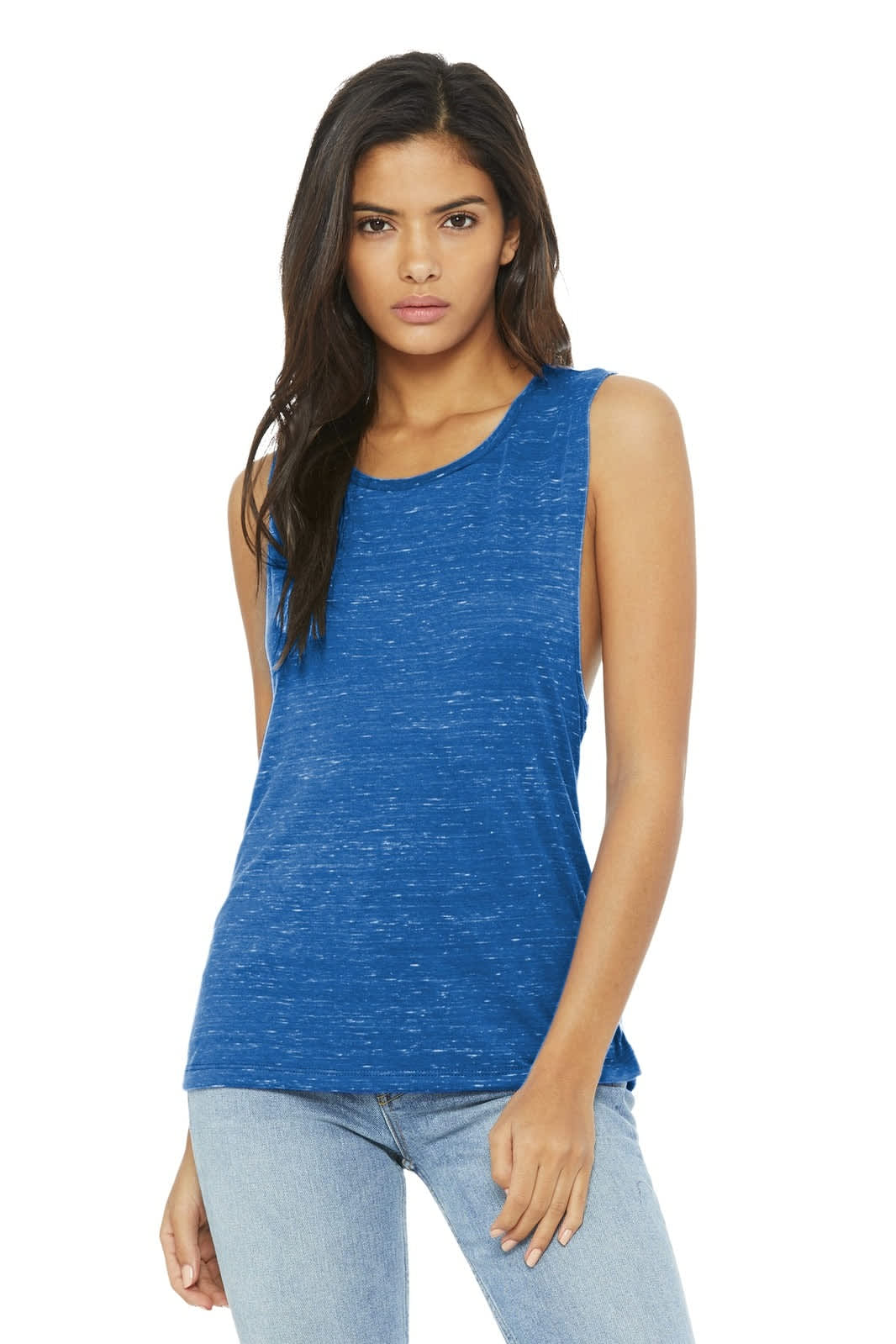 BELLA+CANVAS  Women's Flowy Scoop Muscle Tank