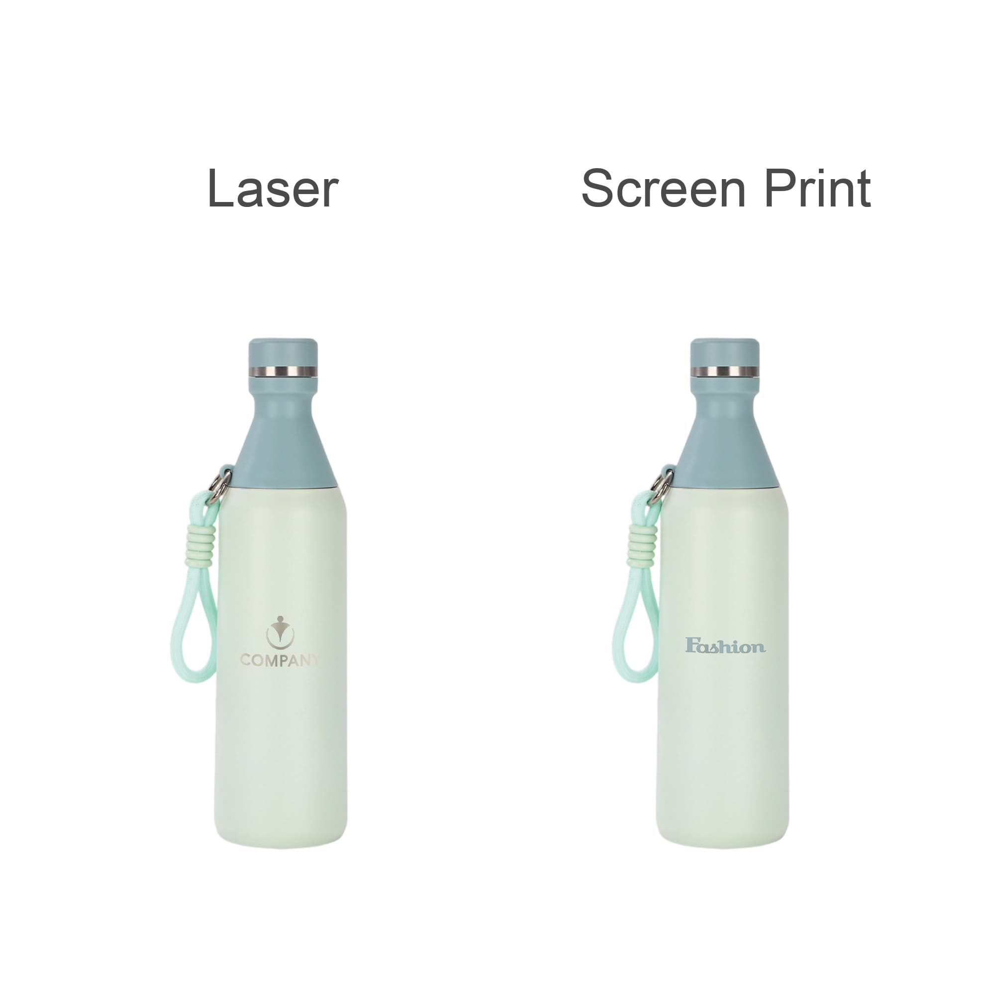 500ML Stainless Steel 2 in 1 Double Wall Slim Bottle