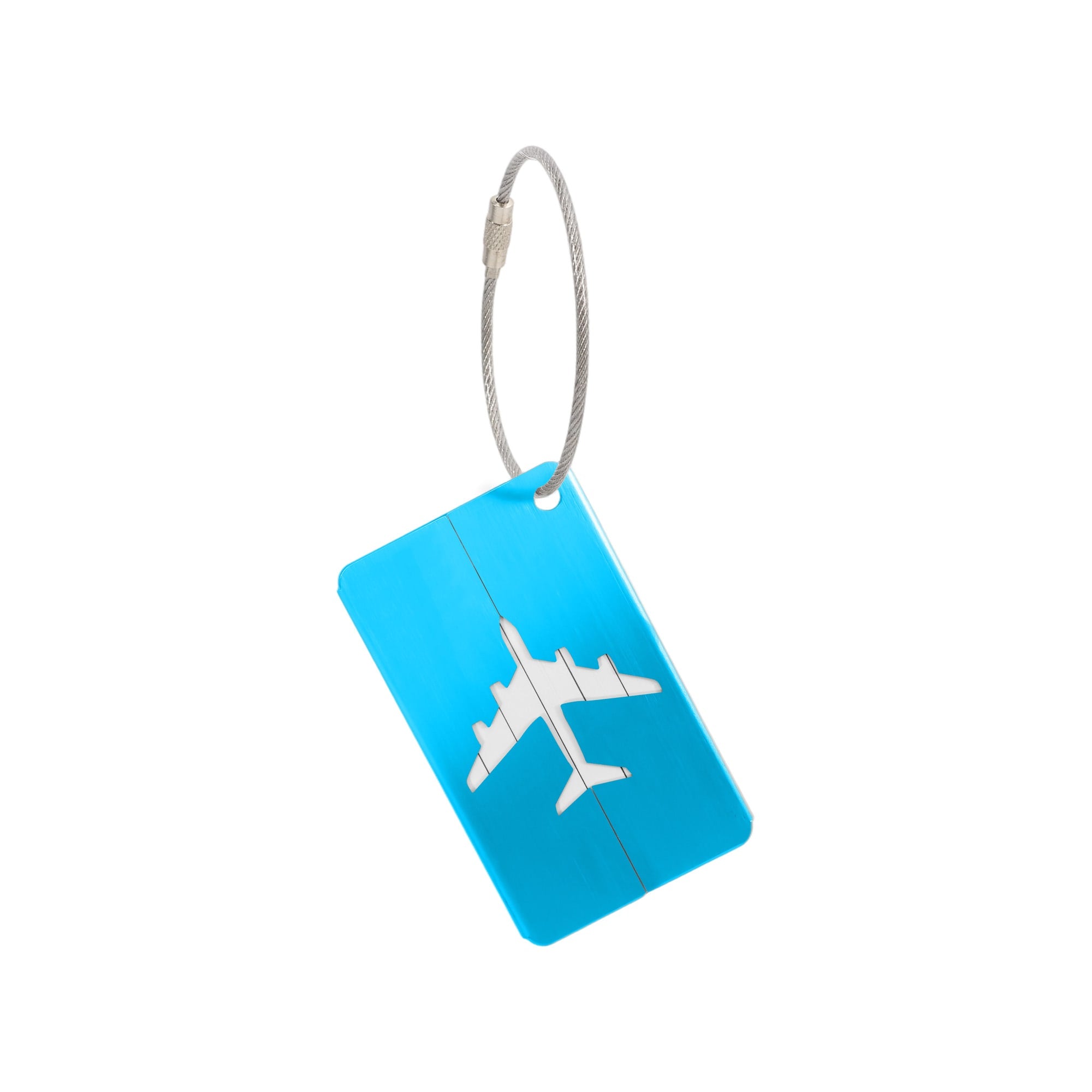 Plane Square Wire Cable Luggage Tag