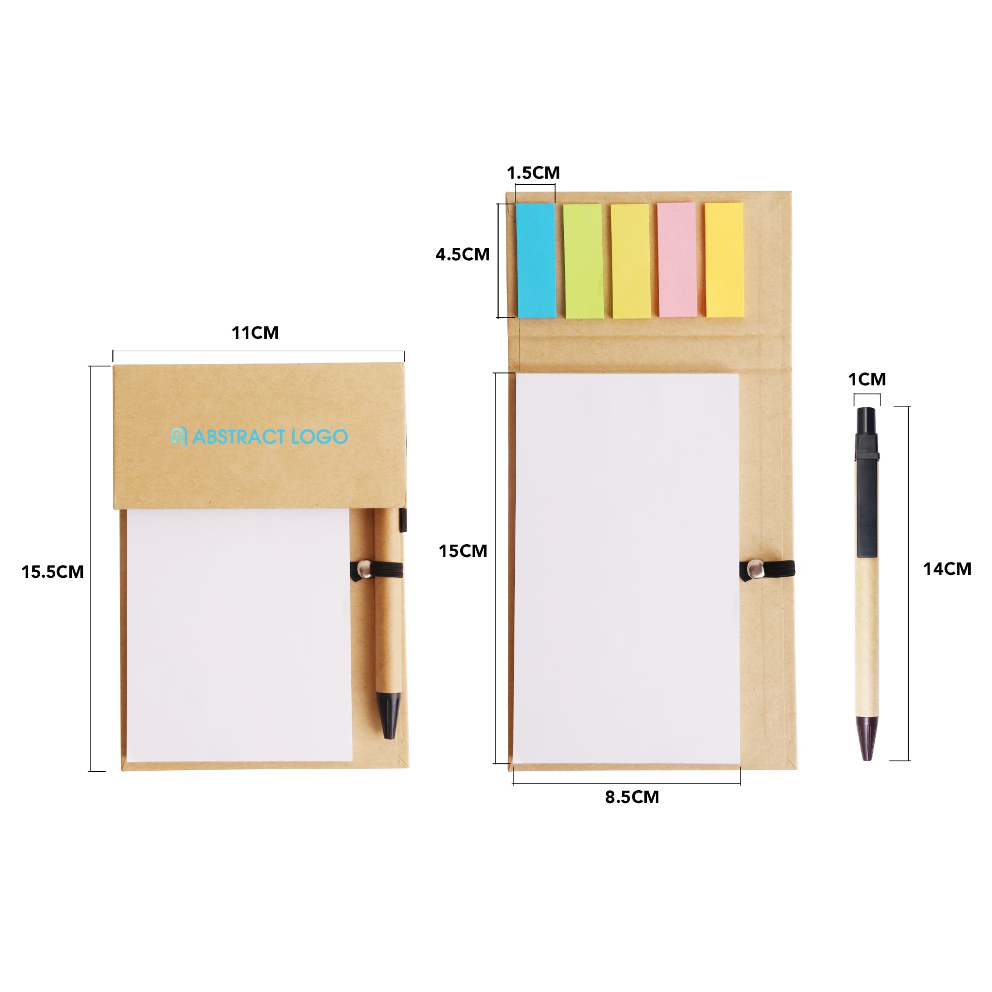 Memo Pad with Ballpoint Pen