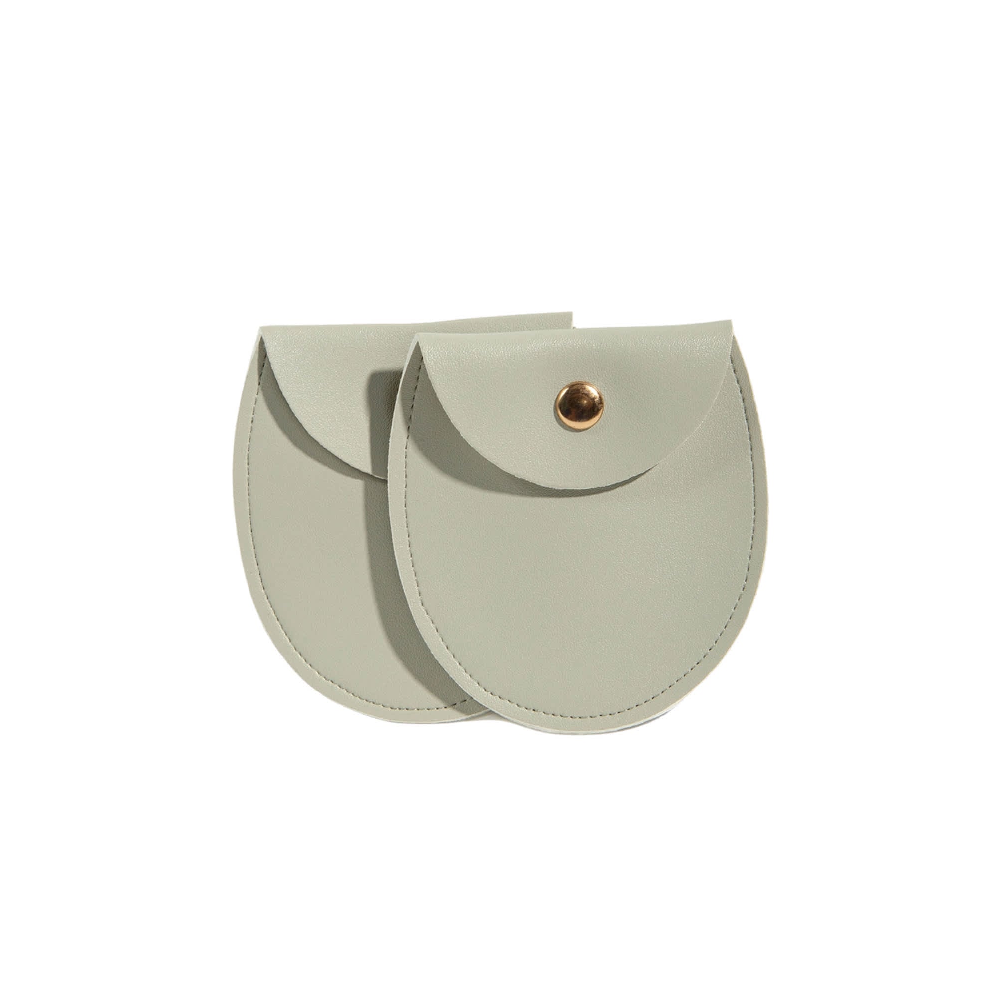 Oval PU Leather Jewellery Pouch