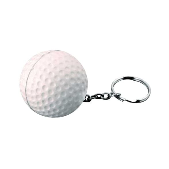 Keyring with Golf Ball Stress Reliever