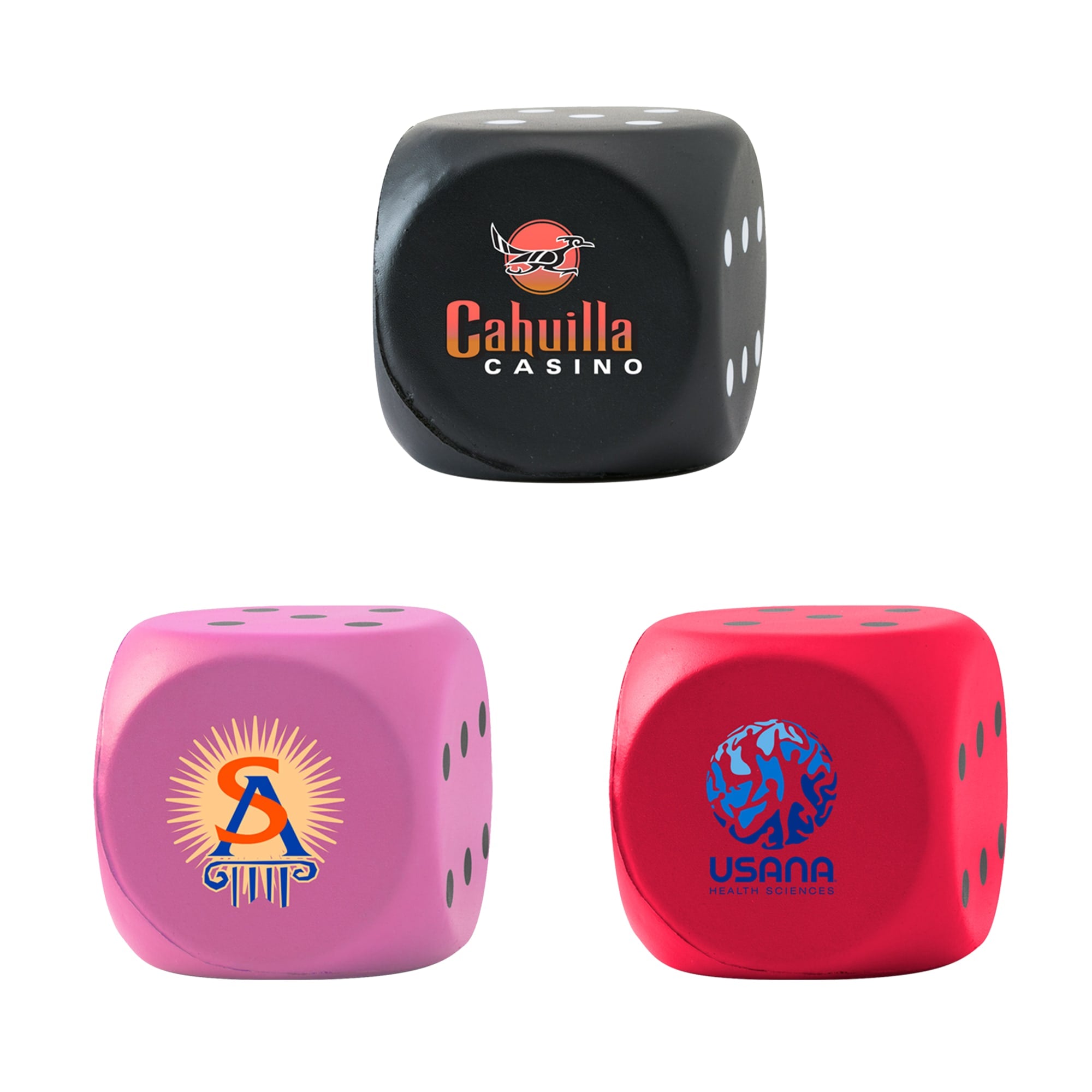 Dice Shape Stress Reliever