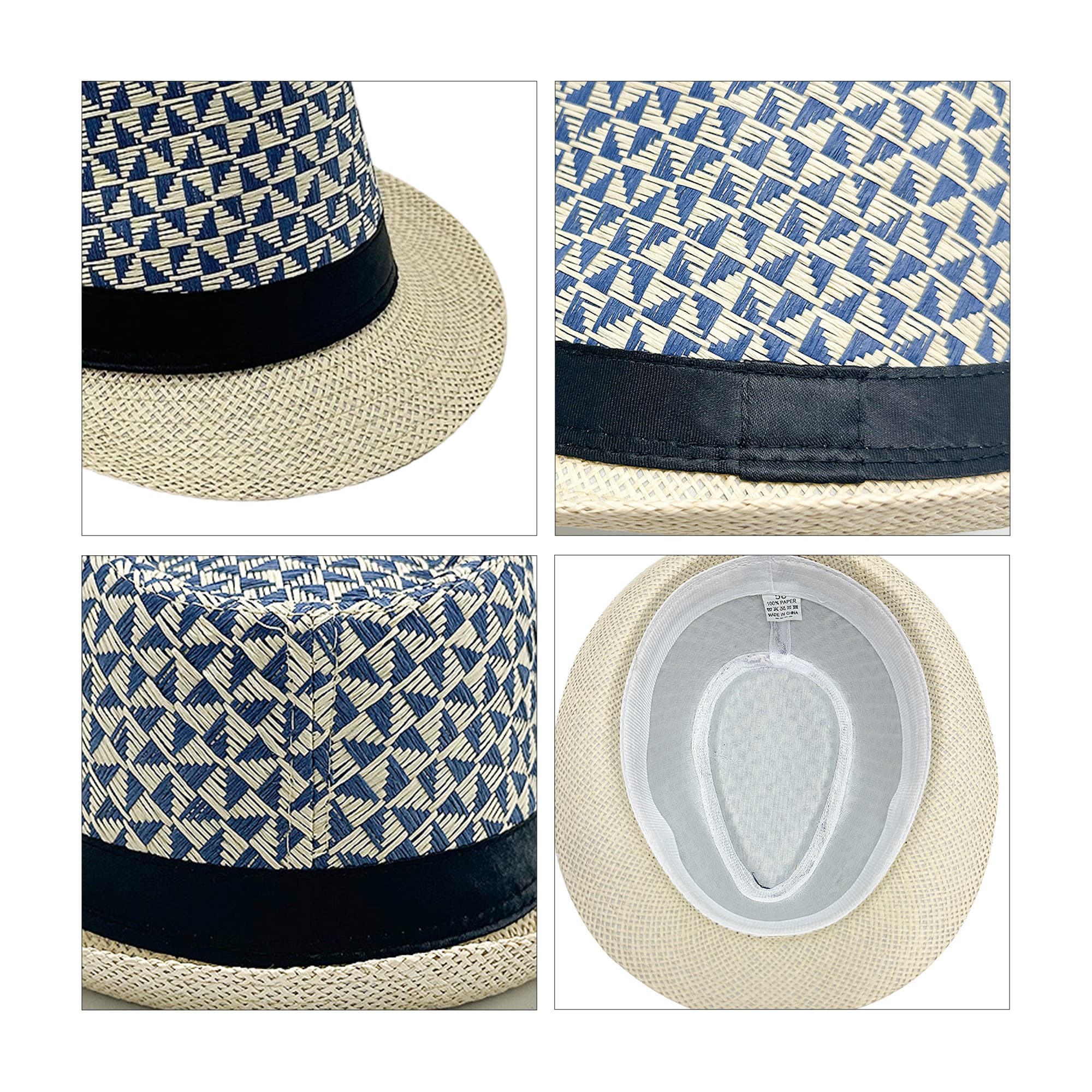 Straw Woven Top Hat