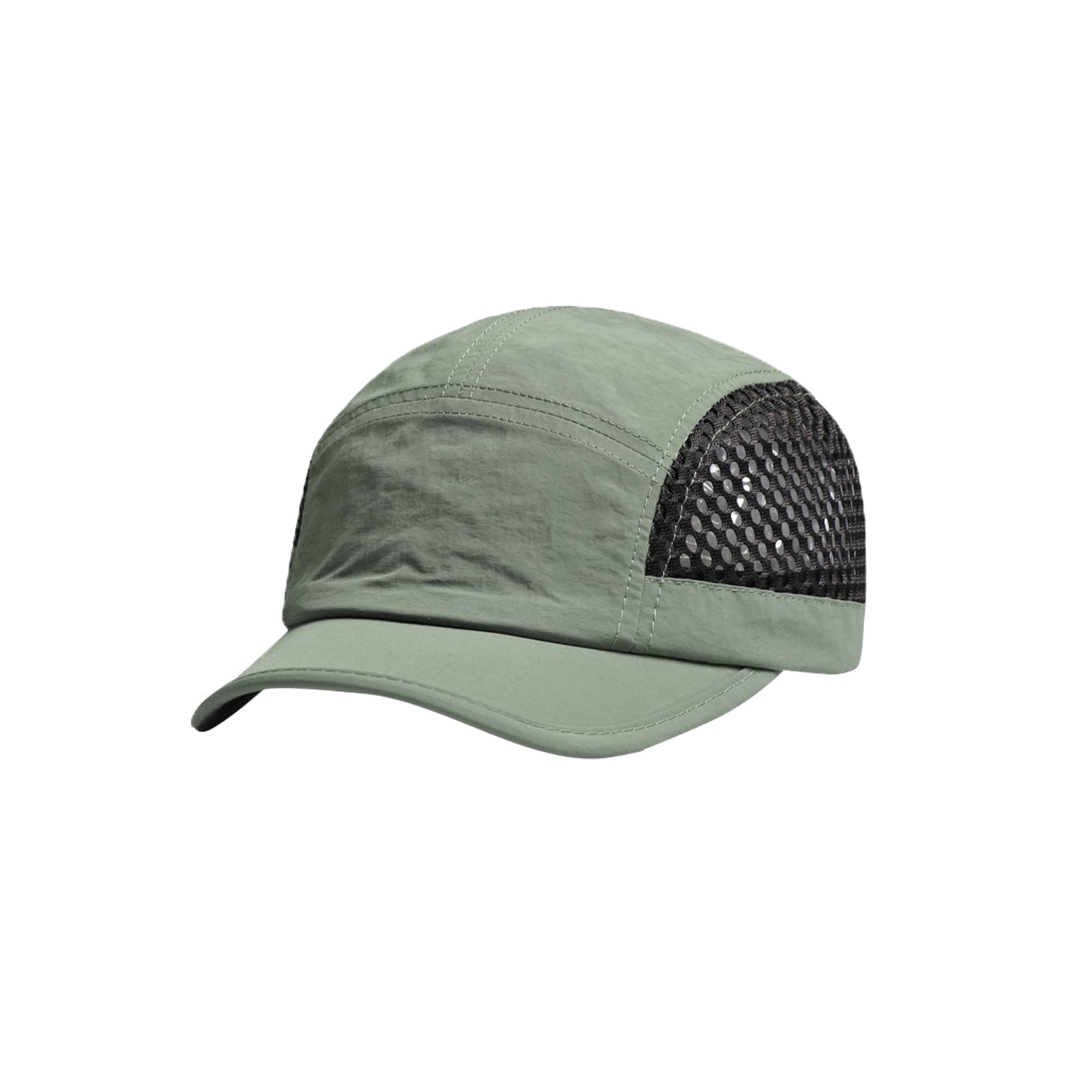 5 Panel Short Brimmed Mesh Running Cap