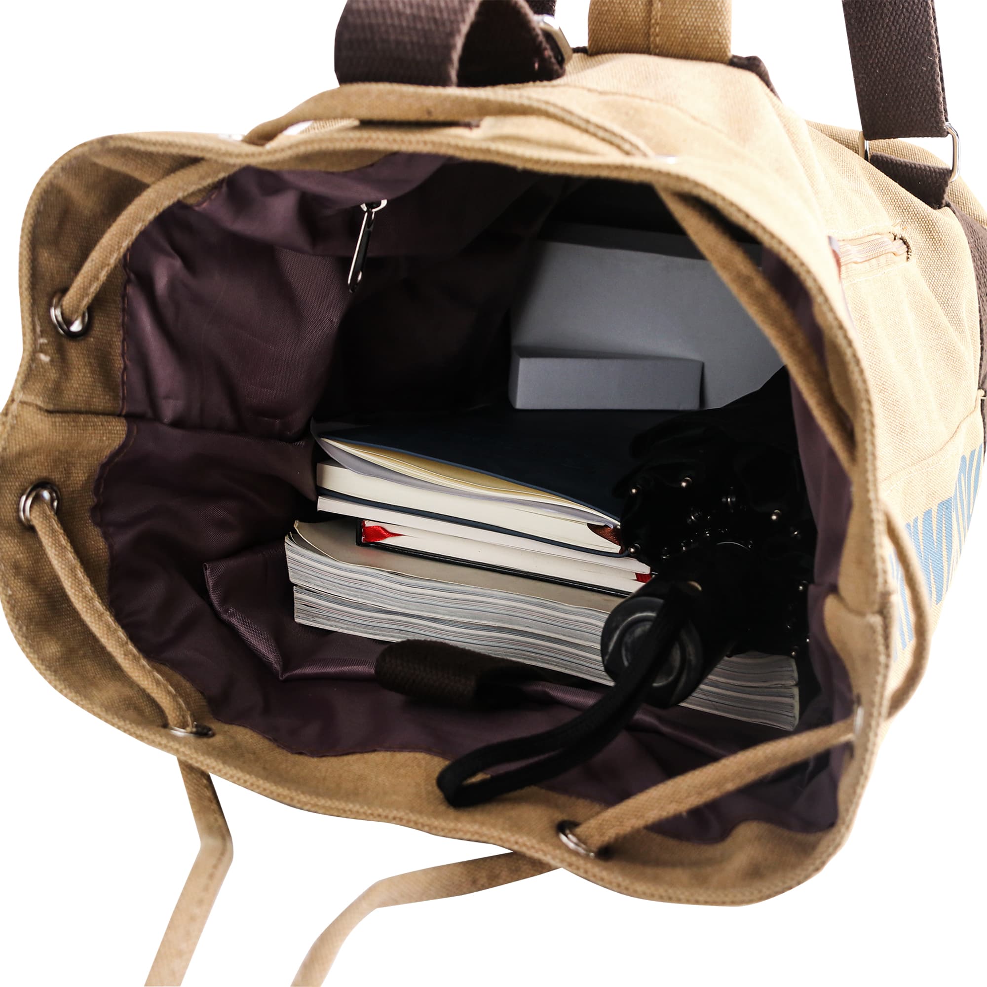 Canvas Bucket Backpack