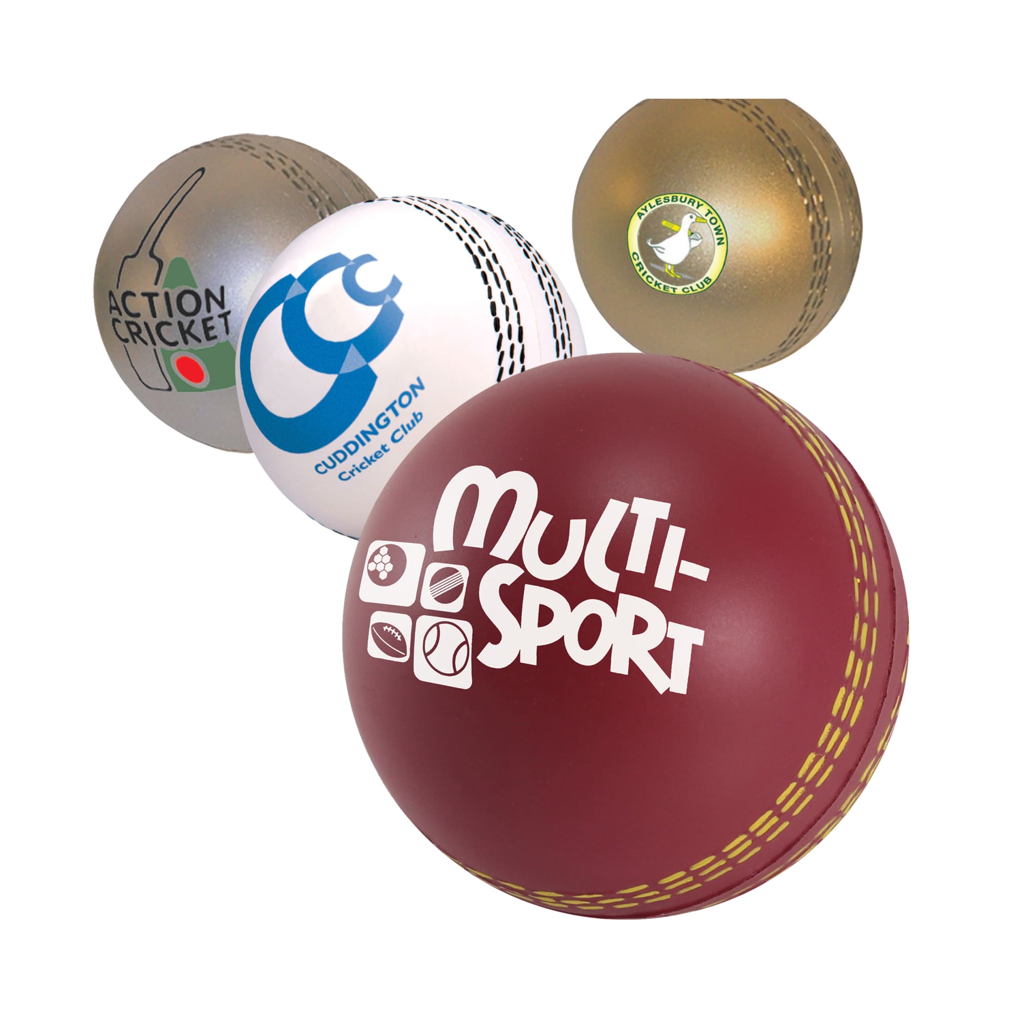 Cricket Ball Shape Stress Reliever