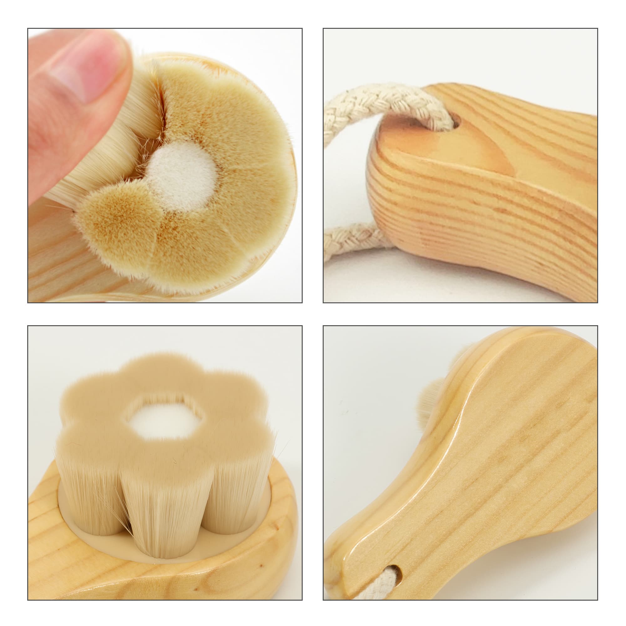 Flower Shaped Facial Cleansing Brush