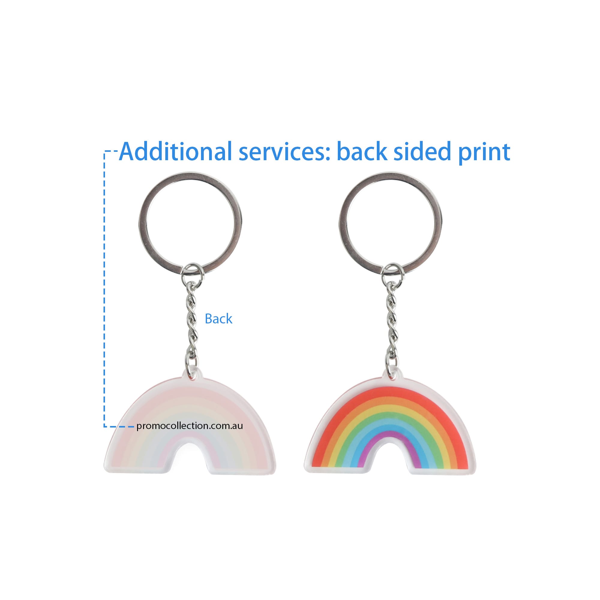 Custom Shape Acrylic Keyring