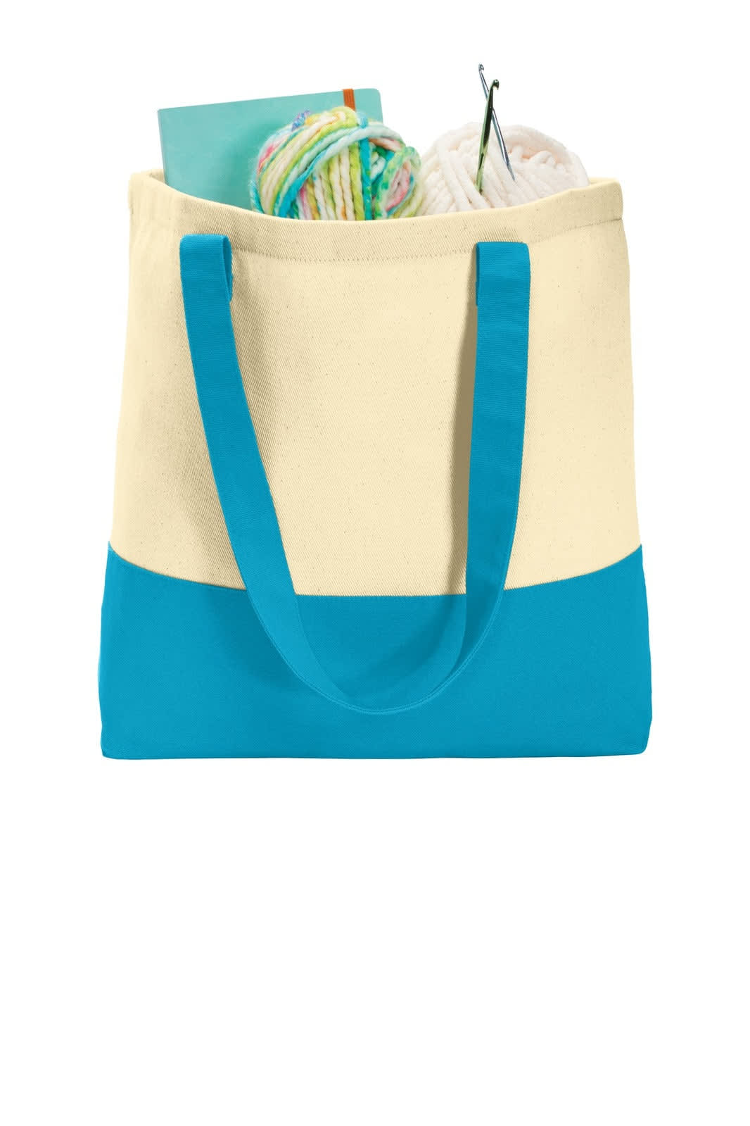 Port Authority Colorblock Cotton Tote