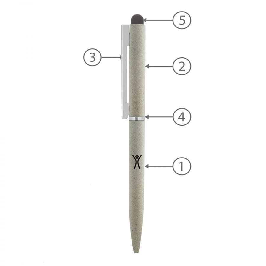 BND78XLS SARI STYLUS TWIST METAL BALL PEN