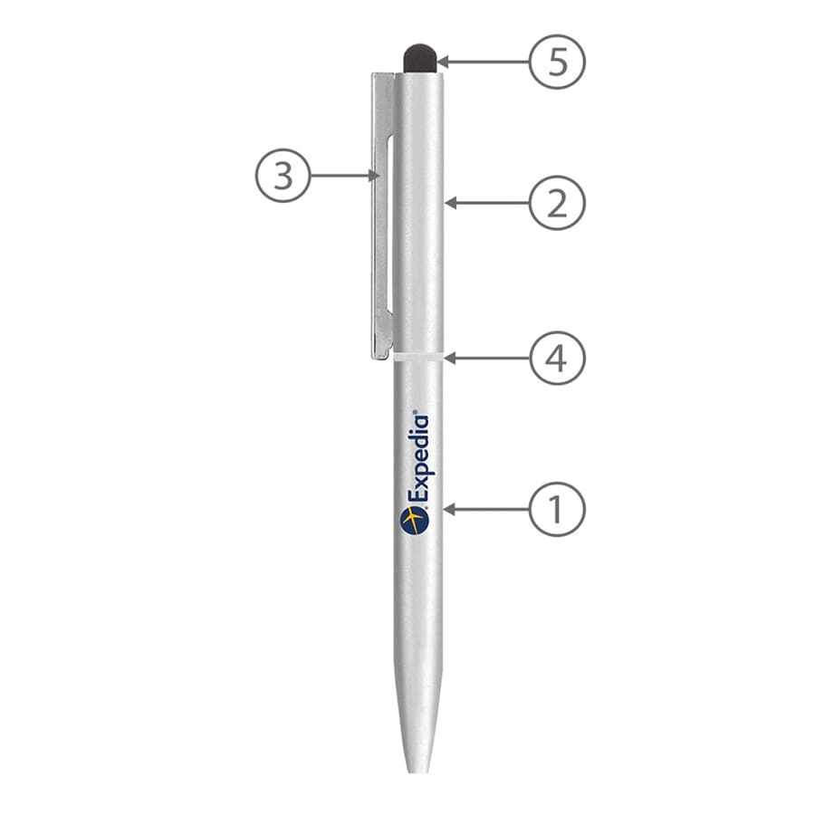 BND78XLS SARI STYLUS TWIST METAL BALL PEN