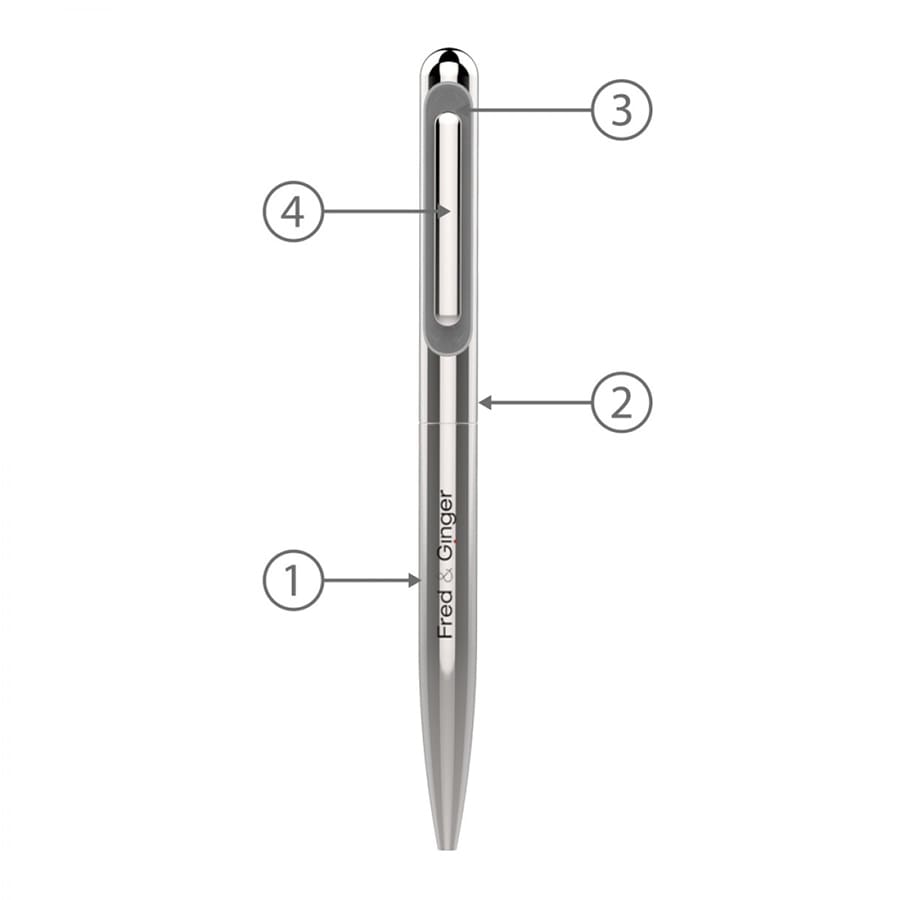 BND81 SOO, TWIST METAL BALL PEN