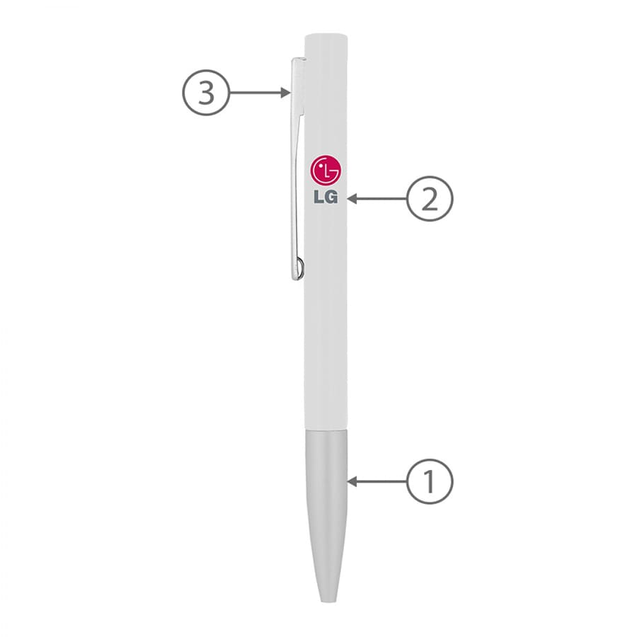 BND83 PEGI, TWIST METAL BALL PEN