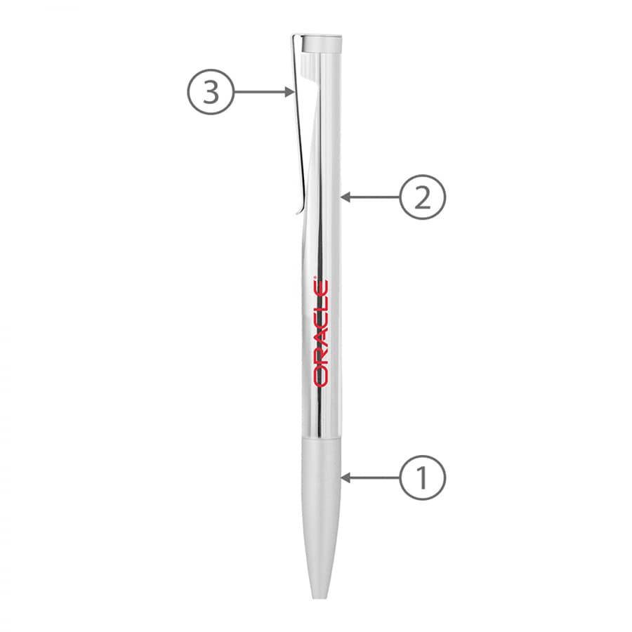 BND84 ATTEN, TWIST METAL BALL PEN