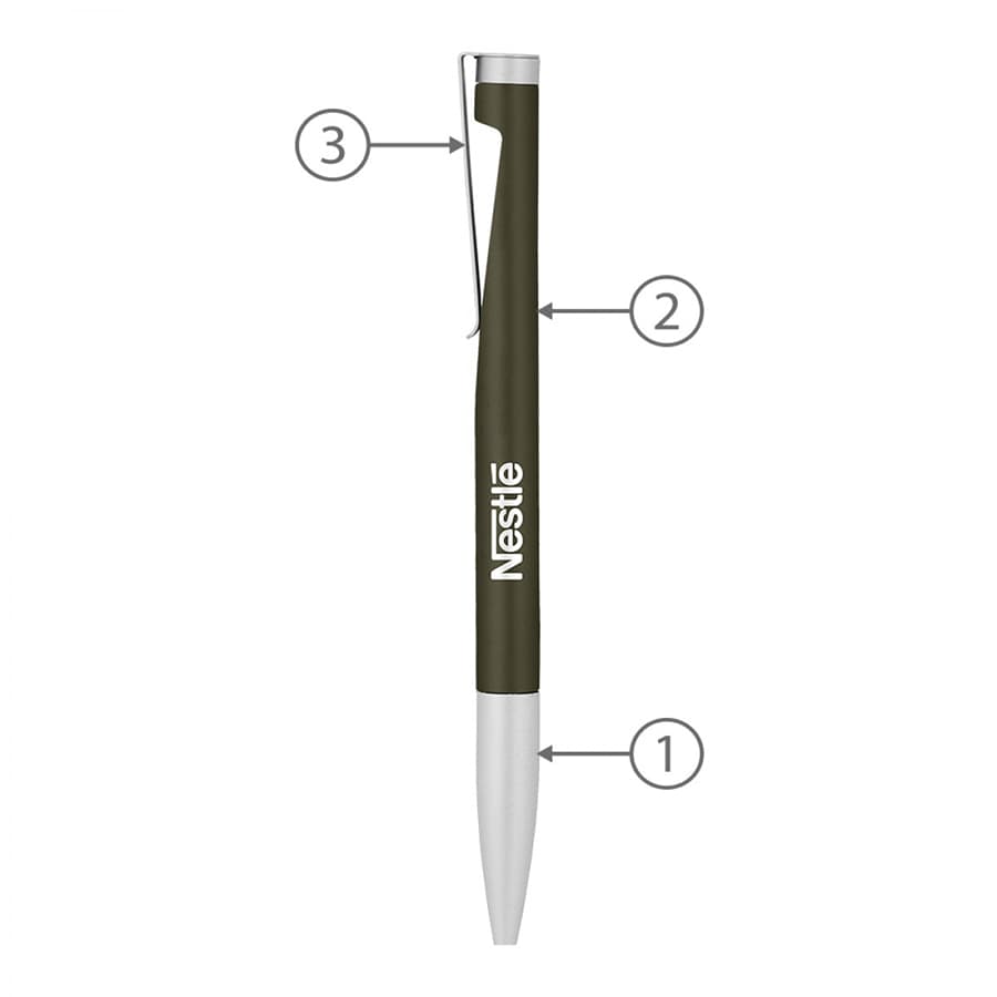 BND84 ATTEN, TWIST METAL BALL PEN