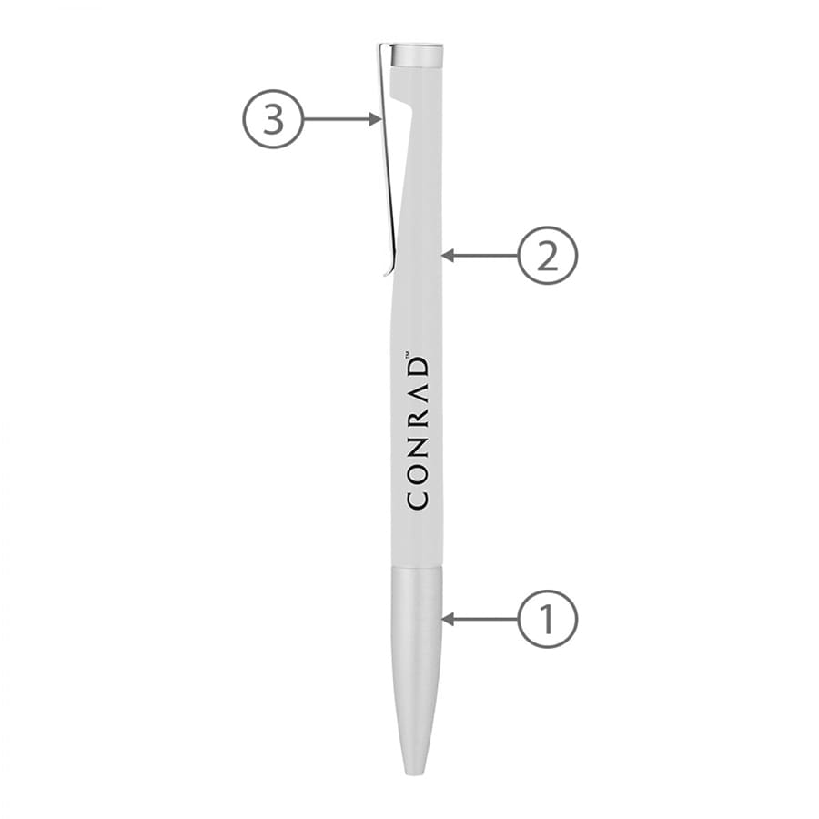 BND84 ATTEN, TWIST METAL BALL PEN