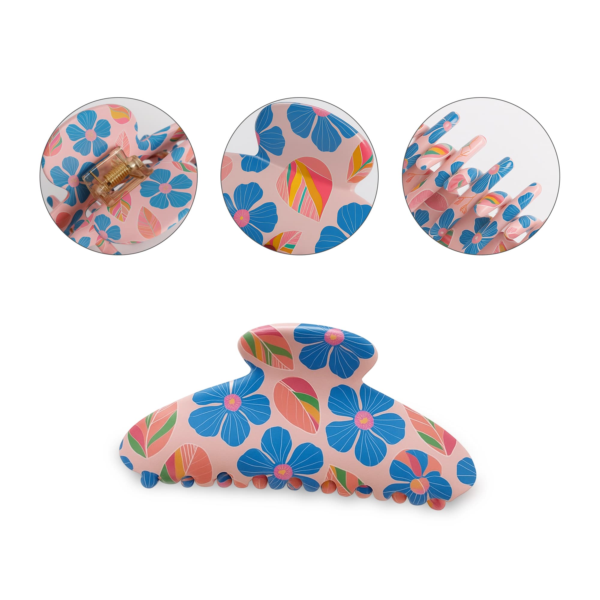 Full Colour Print Hair Clips