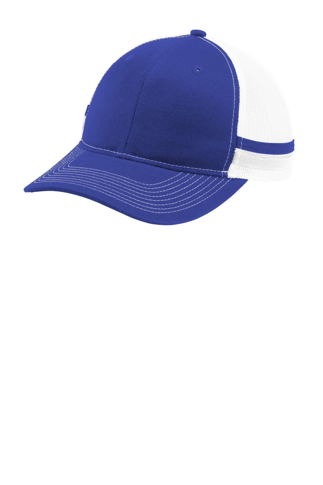 Port Authority  Two-Stripe Snapback Trucker Cap