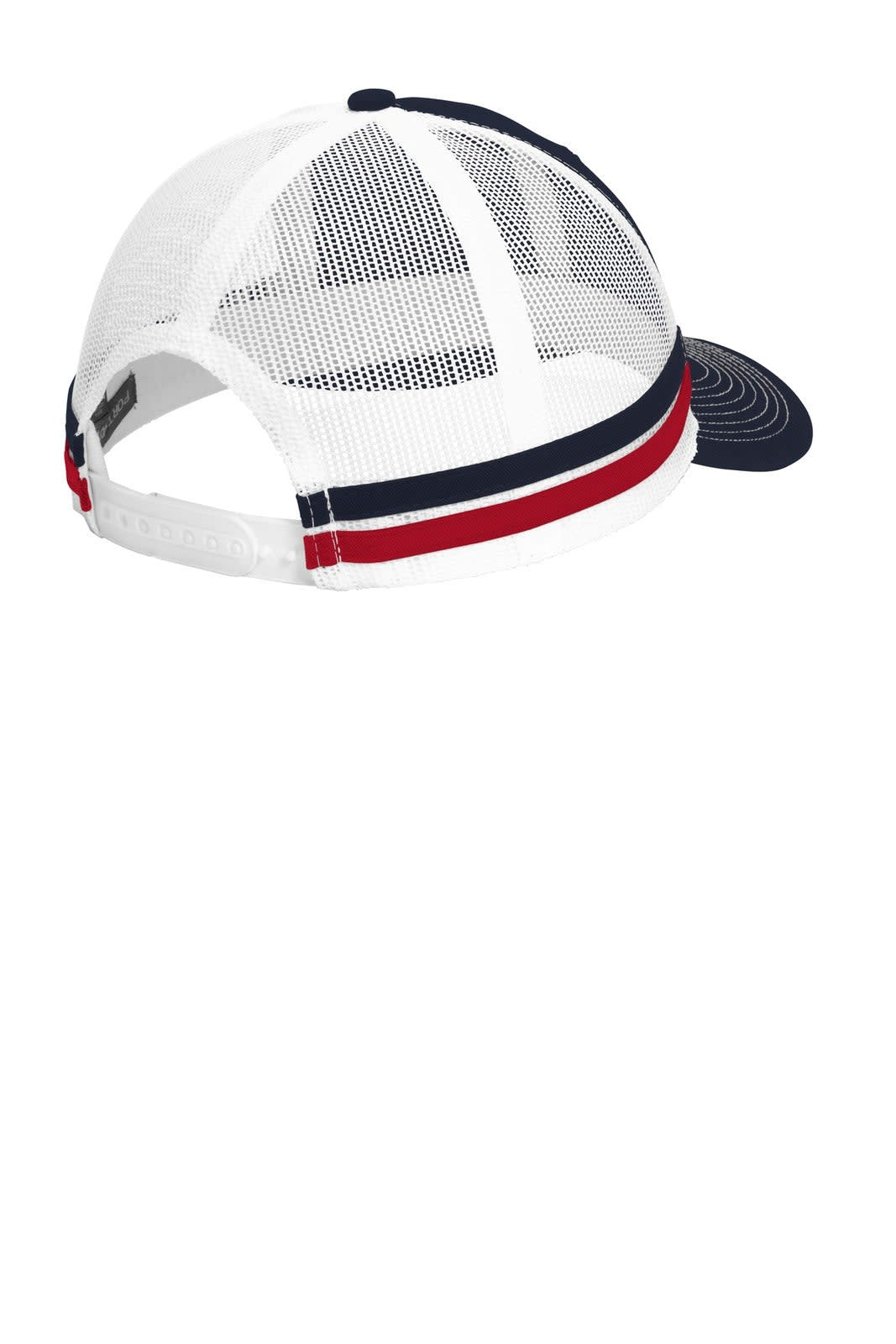 Port Authority  Two-Stripe Snapback Trucker Cap