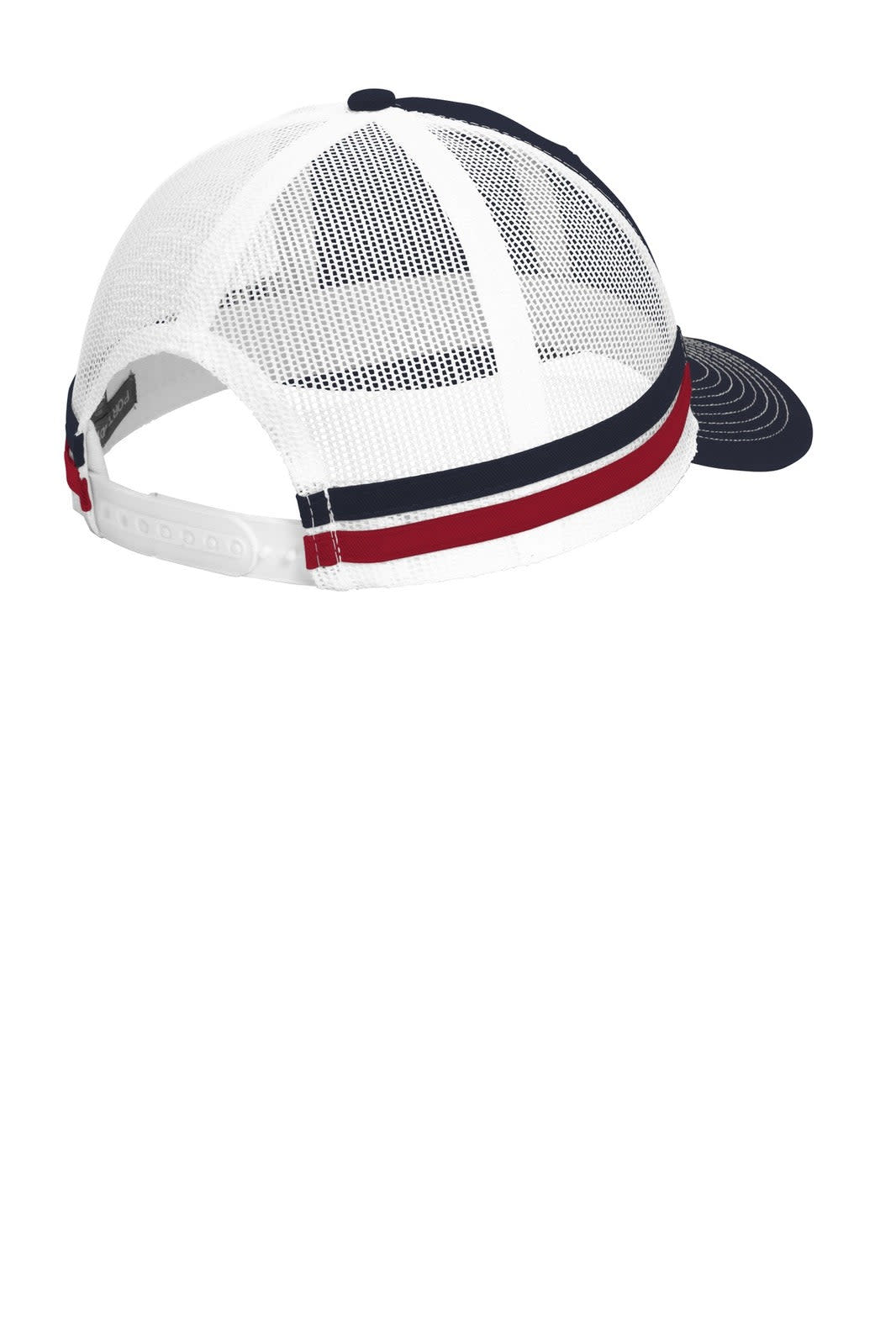 Port Authority  Two-Stripe Snapback Trucker Cap