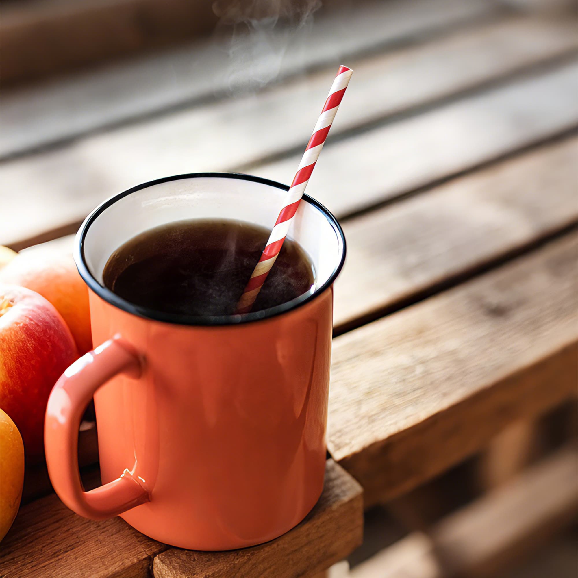 Disposable 3-ply Straight Drinking Paper Straw