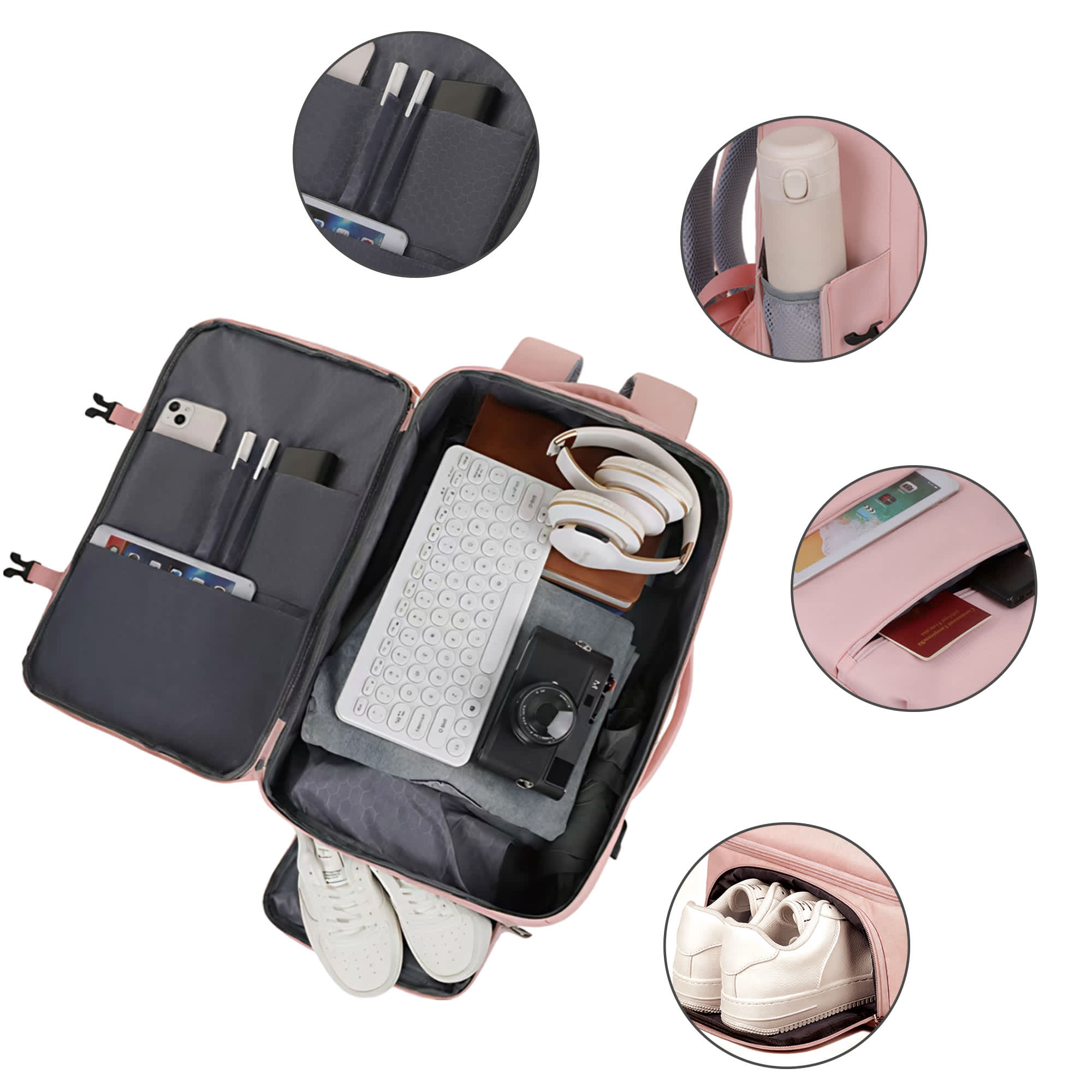 Expandable Travel Backpack